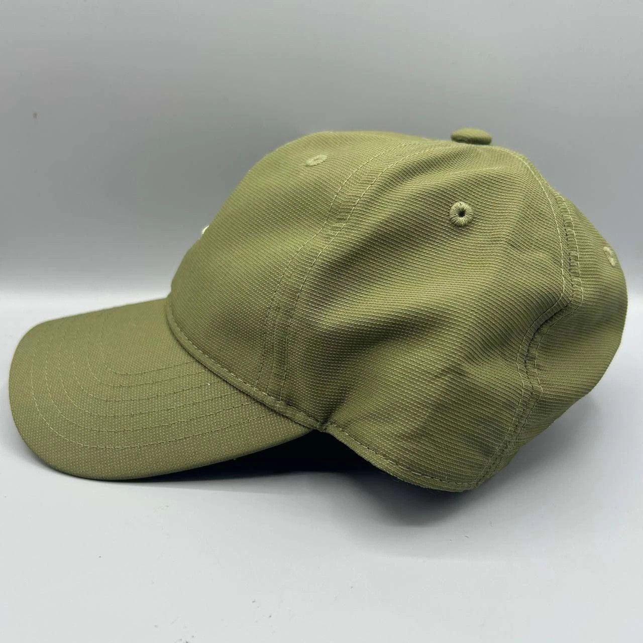Adidas Adidas Logo Embroidered Hat Men Green Strap Back Cap Size ONE SIZE - 3 Thumbnail