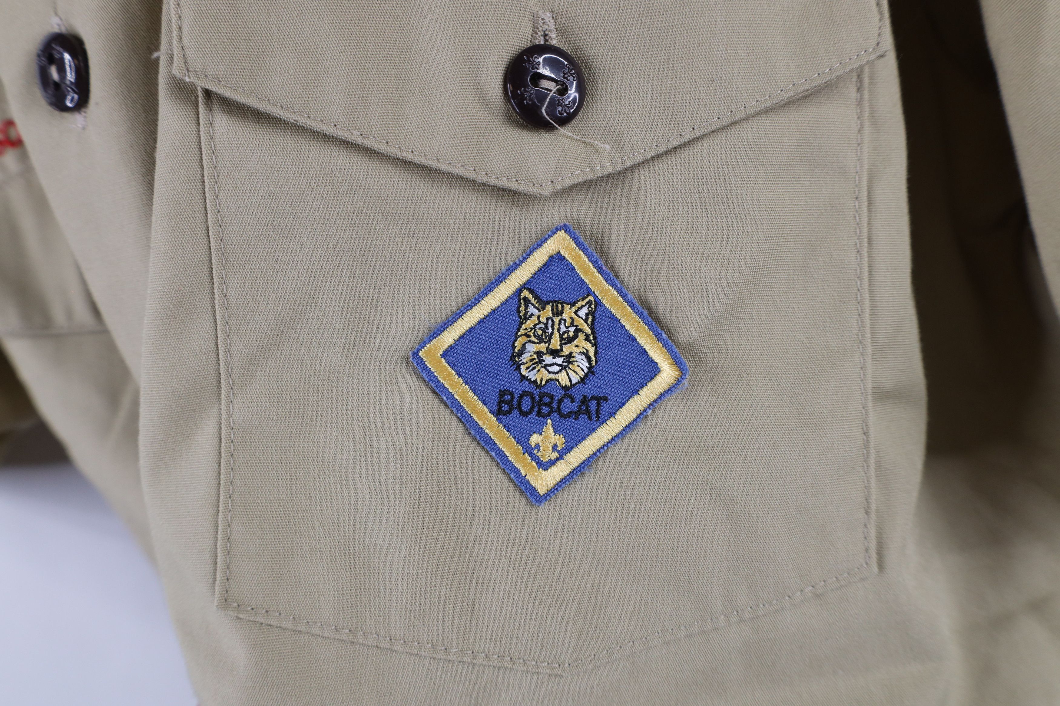 Vintage Vintage 70s Boy Scouts of America 342 Uniform Shirt USA Size US L / EU 52-54 / 3 - 6 Thumbnail