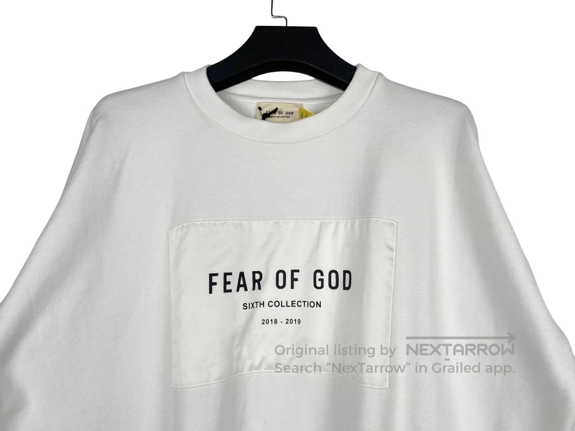 Fear of God FEAR OF GOD Main Line Patchwork Long Sleeve Hoodie Size US M / EU 48-50 / 2 - 3 Thumbnail