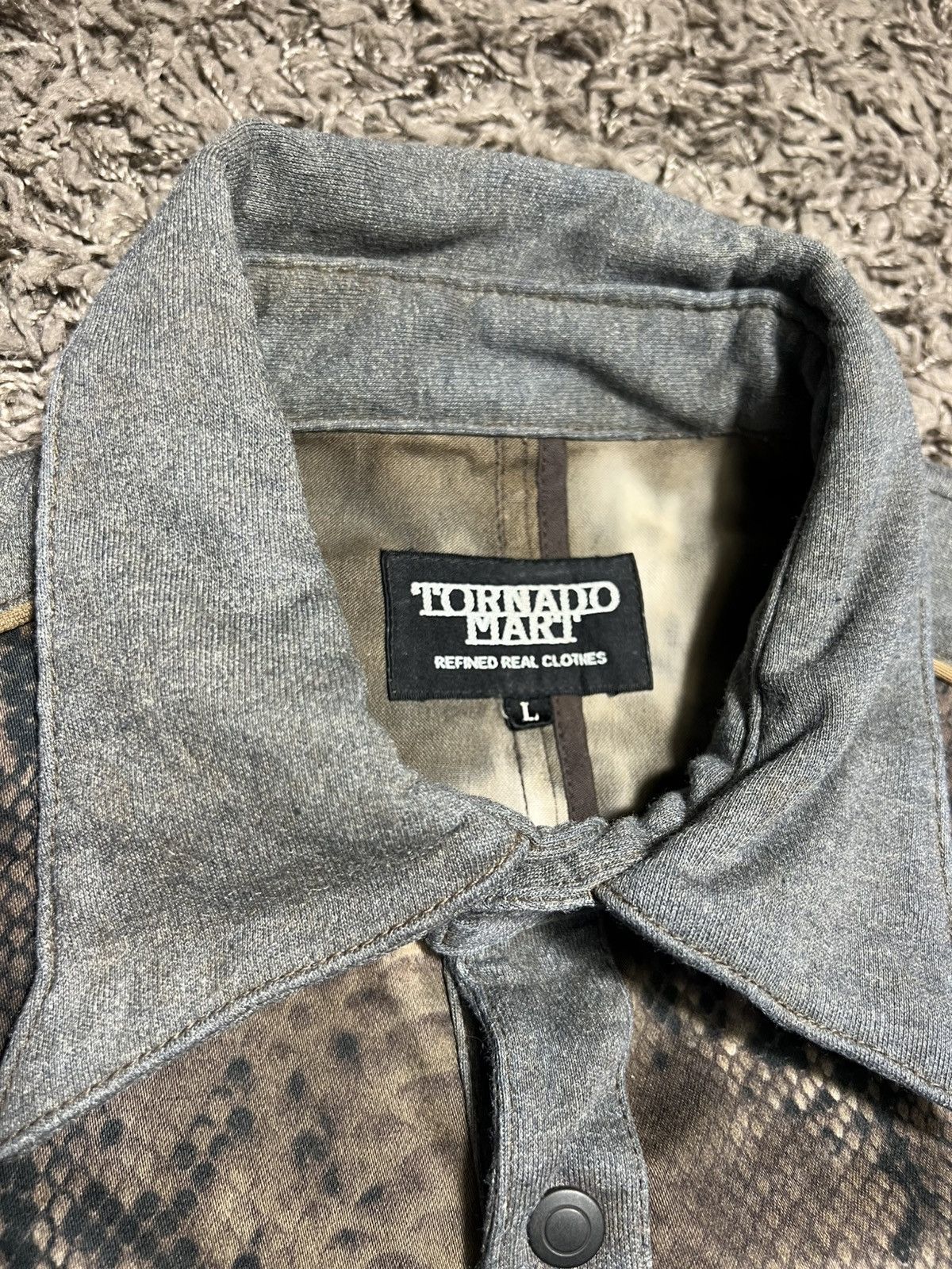 Tornado Mart Tornado Mart black snakeskin print pattern Size US L / EU 52-54 / 3 - 6 Thumbnail