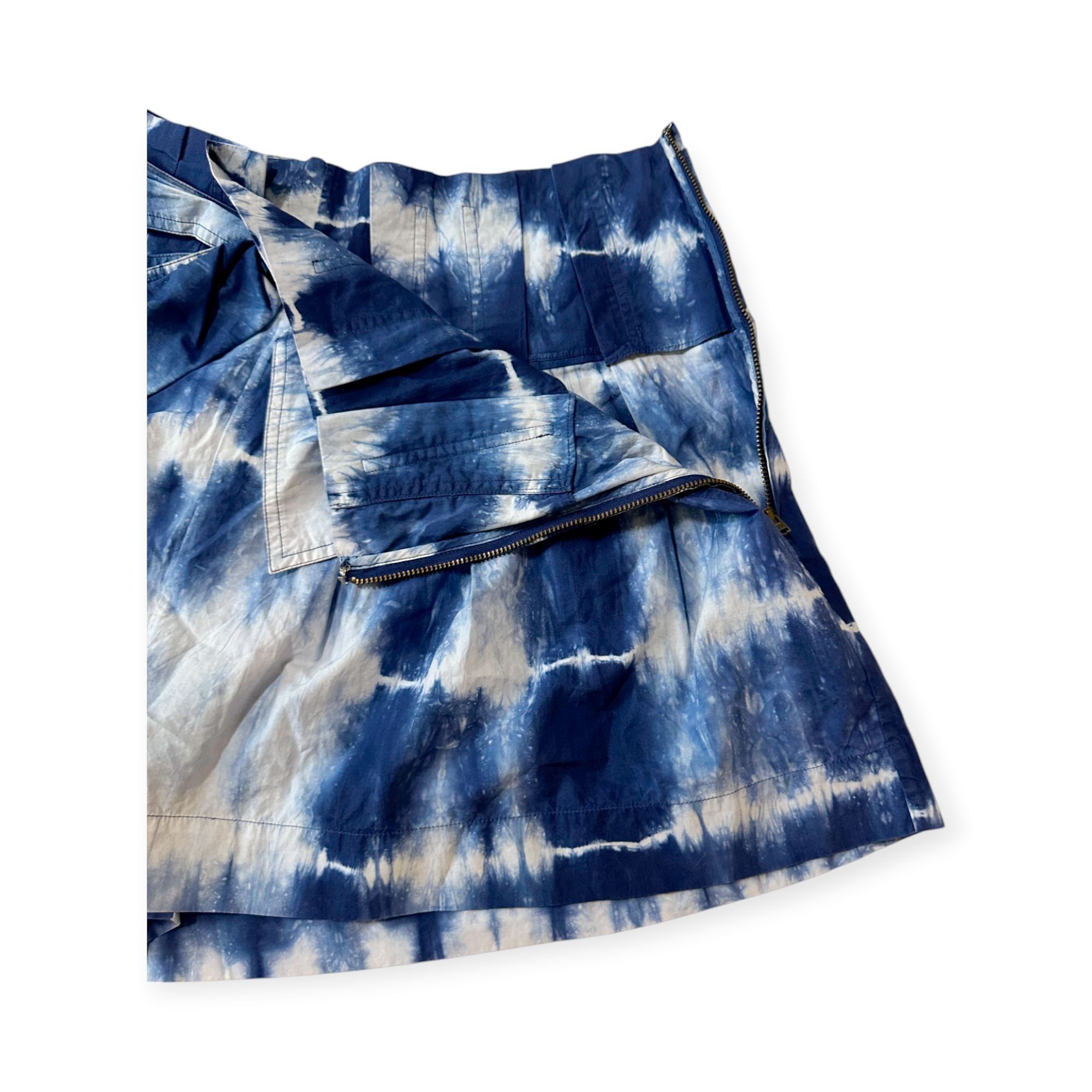 Ulla Johnson Ulla Johnson Paloma Short, Size 12, Indigo Tie Dye, New with Size 34" / US 12 / IT 48 - 7 Thumbnail