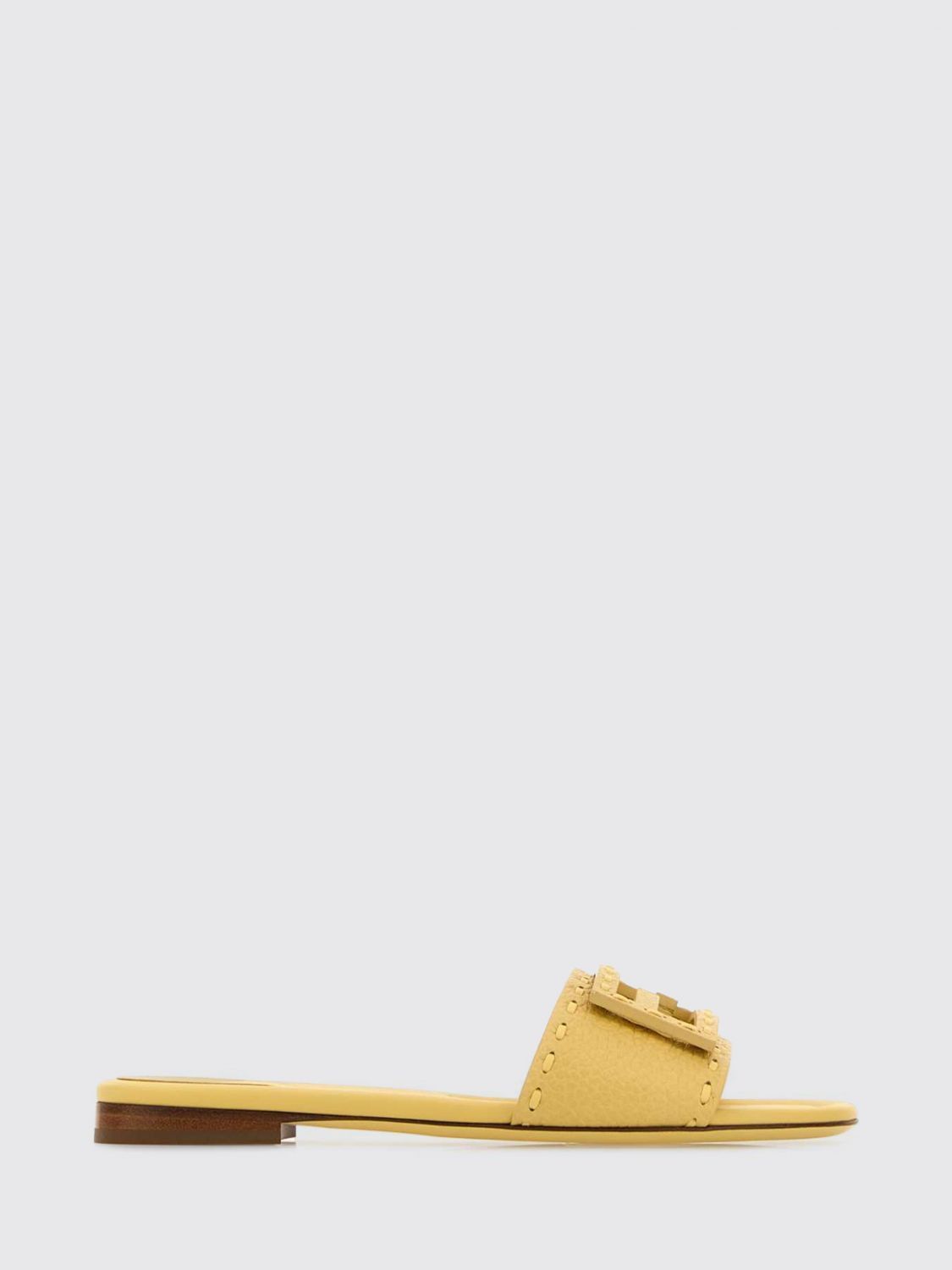 Fendi Fendi Heeled Sandal Woman Yellow Size US 7 / IT 37 - 1 Thumbnail