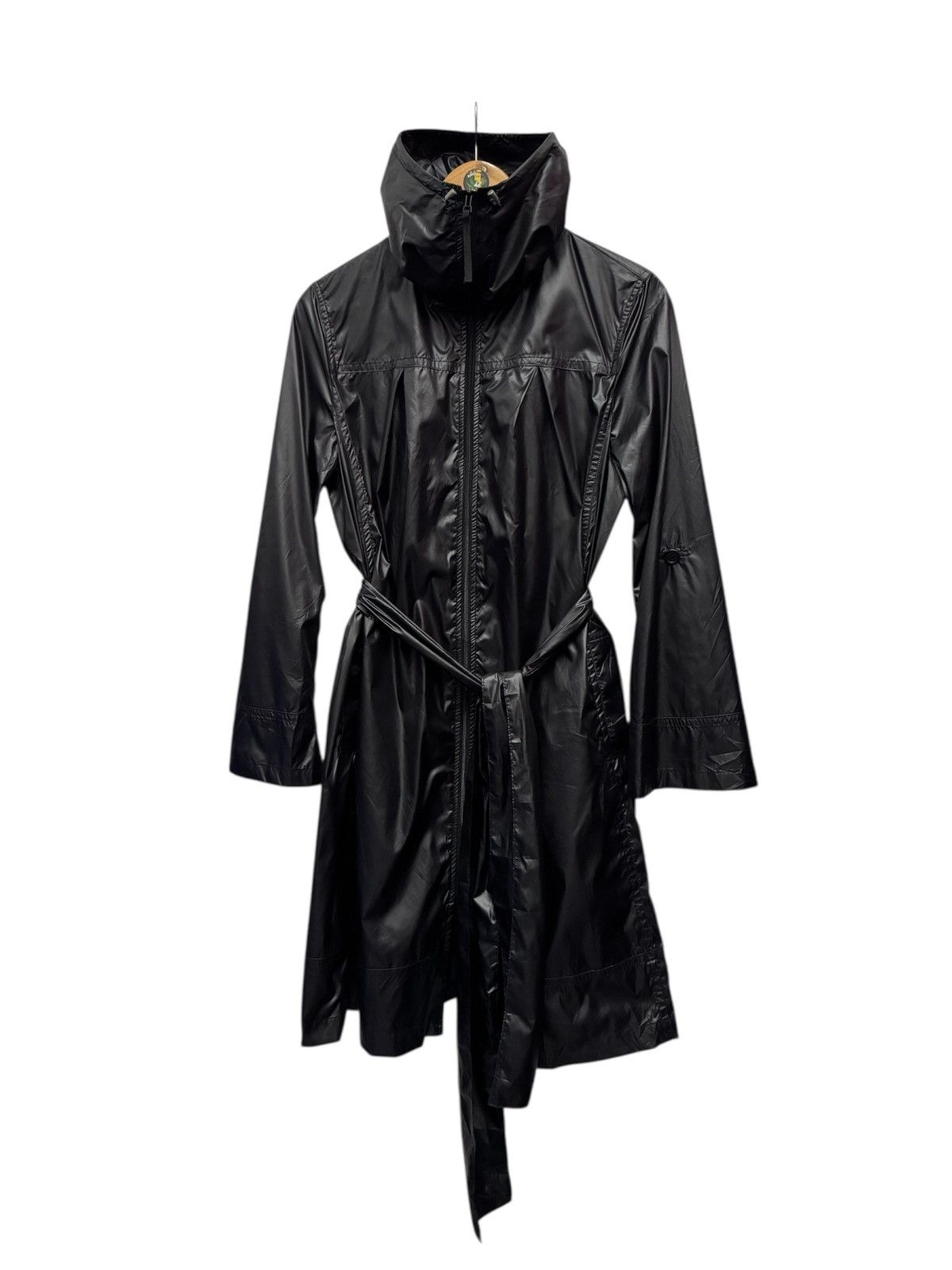 ATSURO TAYAMA A/T Yohji Yamamoto Rains Curve Long Jacket Size XS / US 0-2 / IT 36-38 - 1 Thumbnail