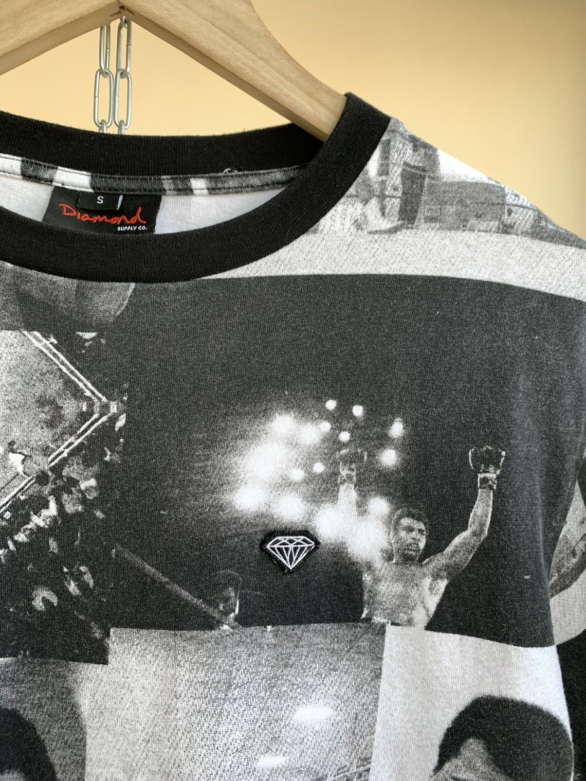 Diamond Supply Co. Mohammad Ali x Diamond Supply Montage Photo Overpint T-Shirt Size US S / EU 44-46 / 1 - 4 Thumbnail