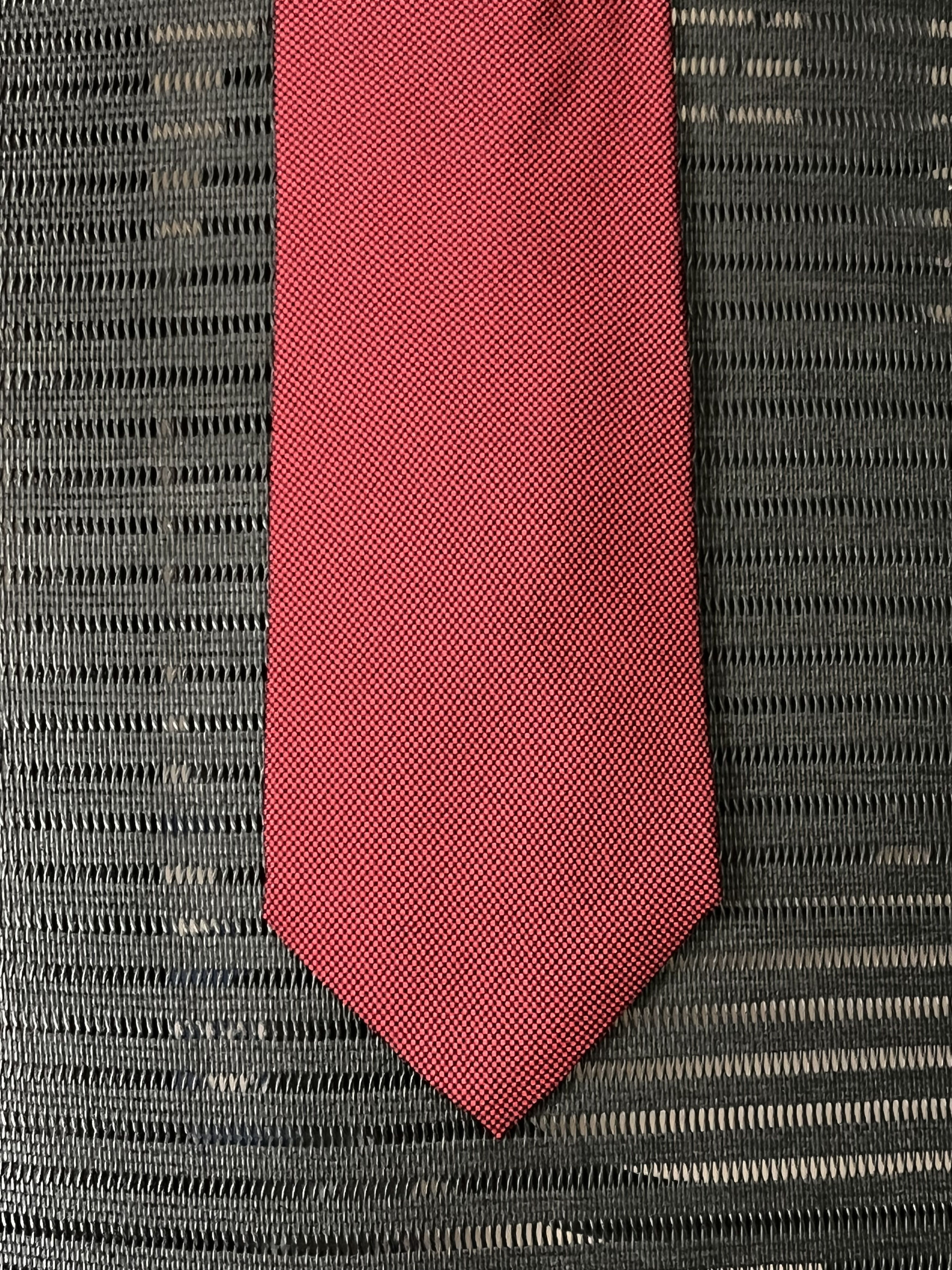 Alfred Dunhill Dunhill red silk tie Size ONE SIZE - 1 Thumbnail