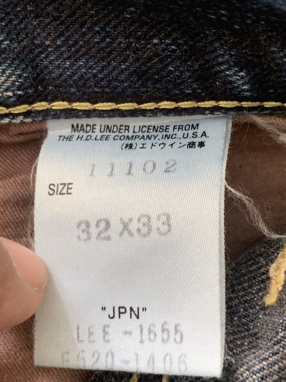 Lee Vintage 90s Flared Lee Faded Blue Jeans. Size US 31 - 12 Thumbnail