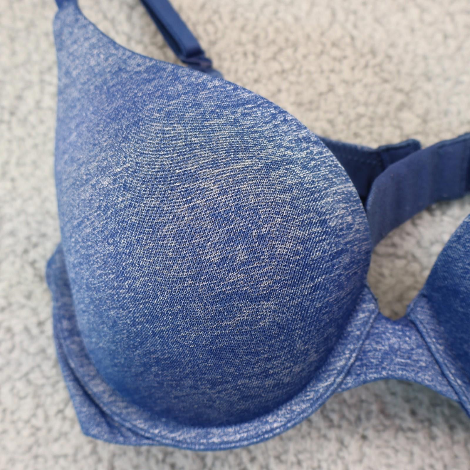 Other Victoria's Secret 34B Bra Blue Padded Perfect Coverage Size ONE SIZE - 2 Thumbnail