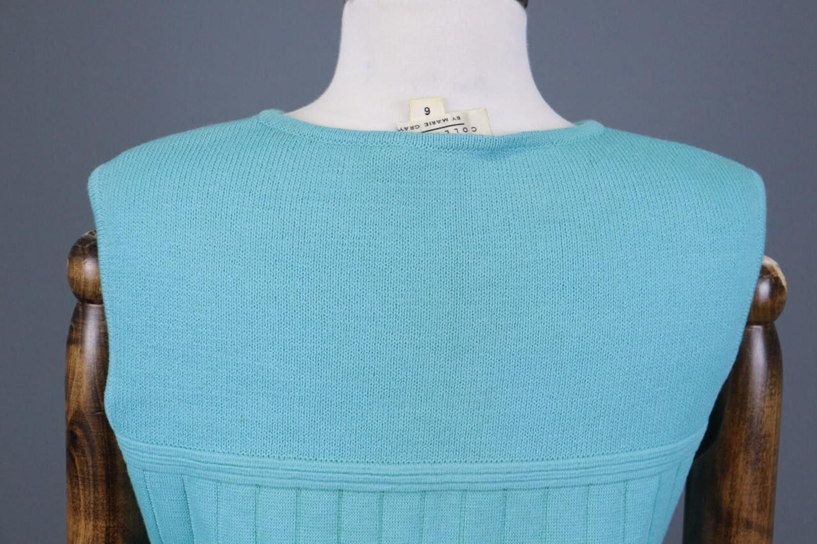 St. John St.John Collection By Marie Gray Blue Shirt / Dress Sz 6 Size M / US 6-8 / IT 42-44 - 5 Thumbnail