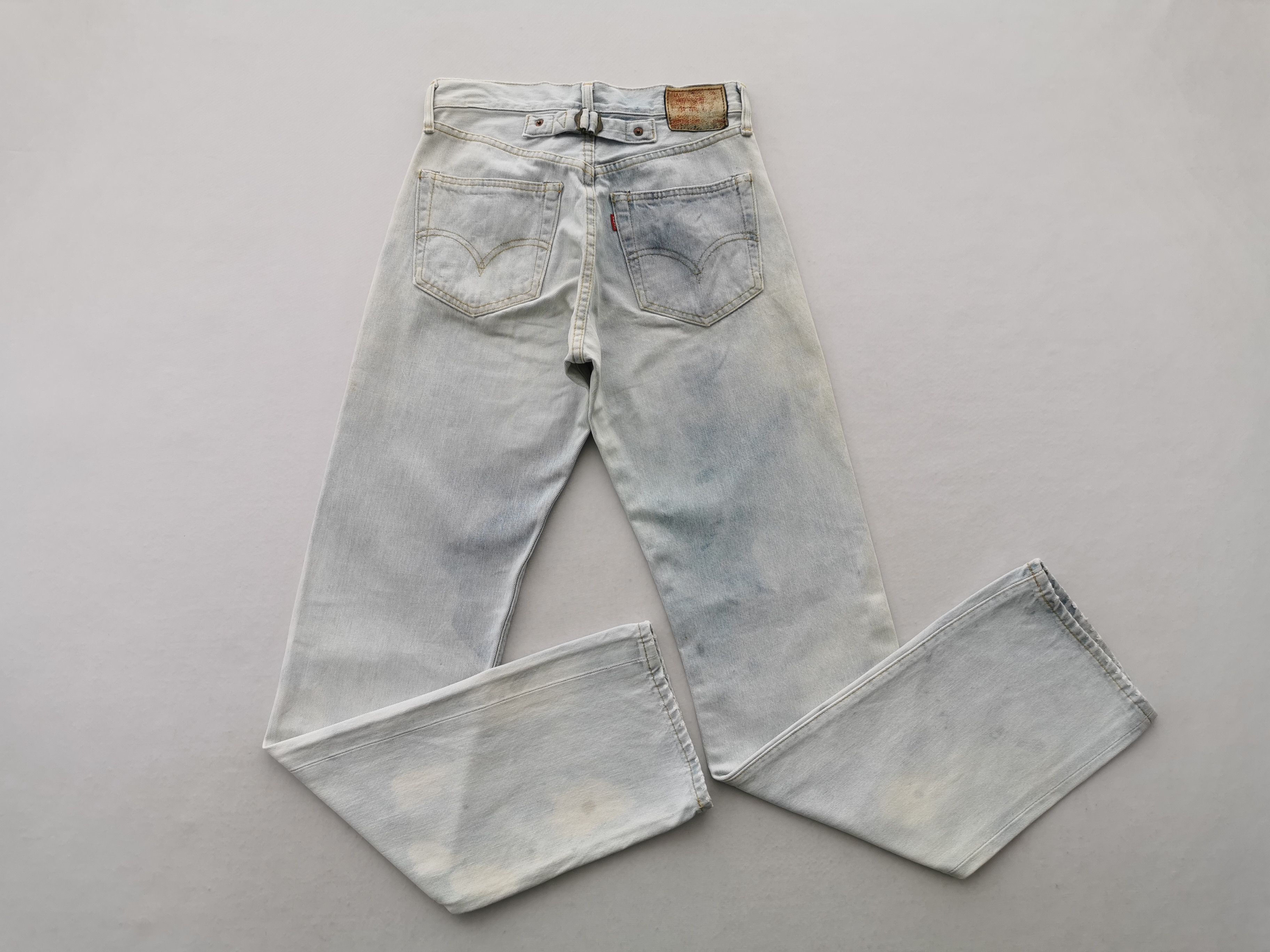 Levi's Vintage 90's Levis 702XX Big E Selvedge Acidwash Denim Size US 26 / EU 42 - 5 Thumbnail