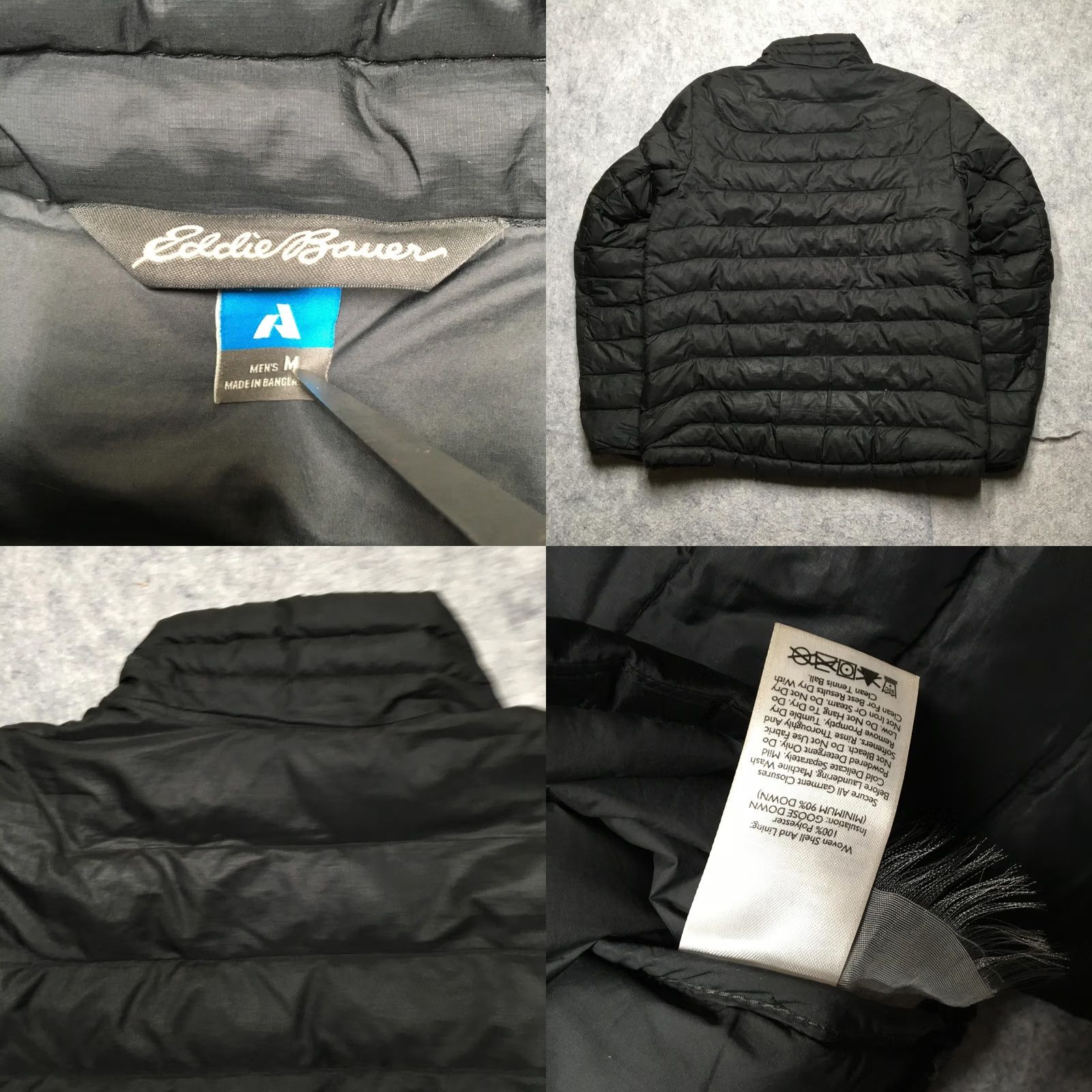 Eddie Bauer Eddie Bauer First Ascent Jacket Mens M Black Down Puffer Full Zip Pockets Size US M / EU 48-50 / 2 - 8 Thumbnail