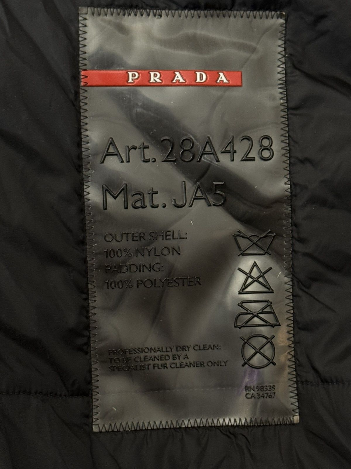 Prada Prada gore tex fur jacket red tab Size L / US 10 / IT 46 - 9 Thumbnail