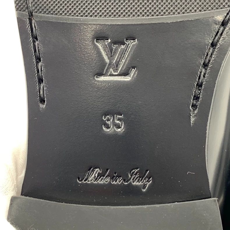 Louis Vuitton Louis Vuitton Chess Black Flat Casual Leather Shoes Size US 4.5 / IT 34.5 - 6 Thumbnail