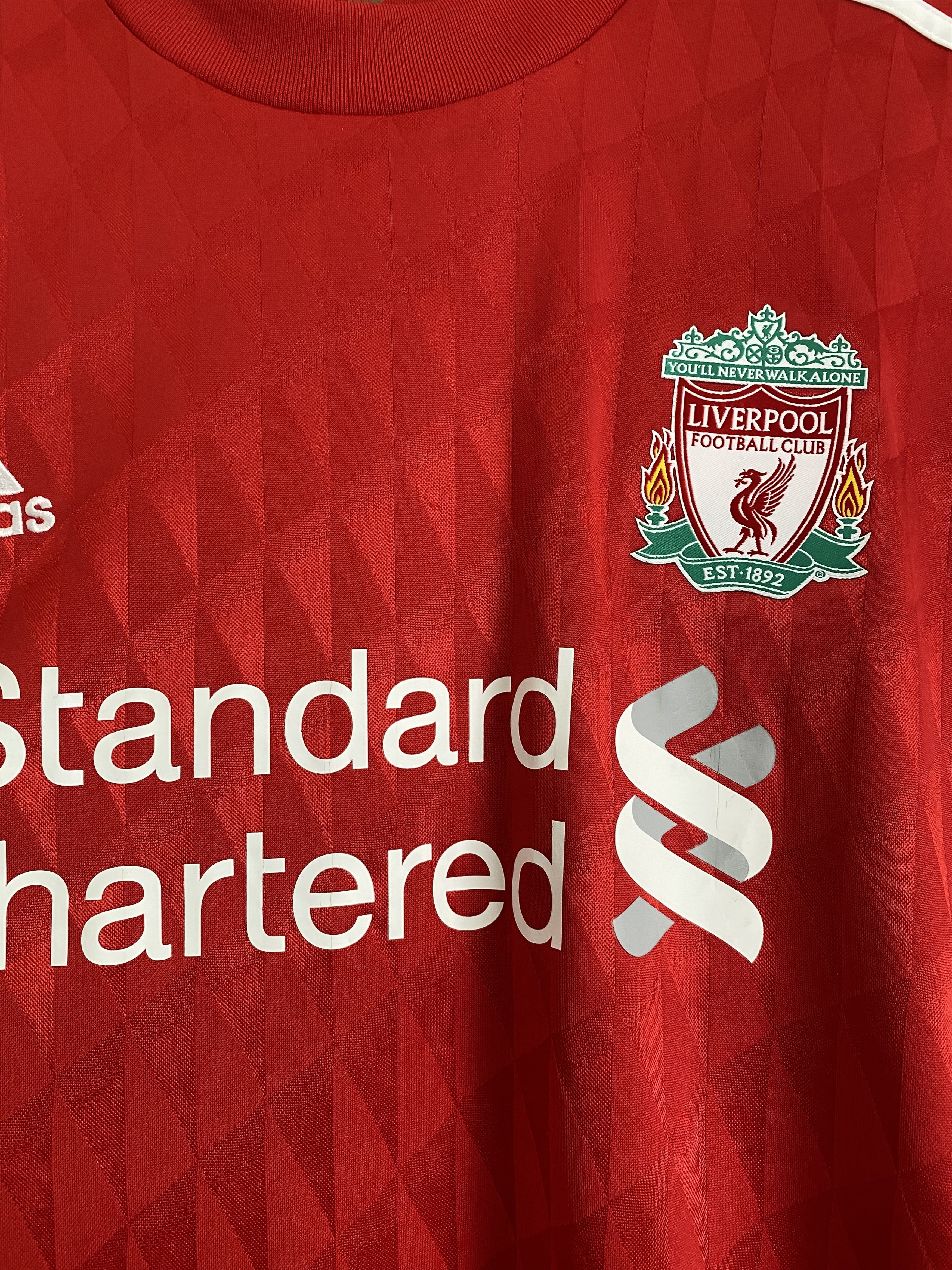 Adidas Liverpool 2010 2012 adidas home football soccer jersey Size US M / EU 48-50 / 2 - 3 Thumbnail