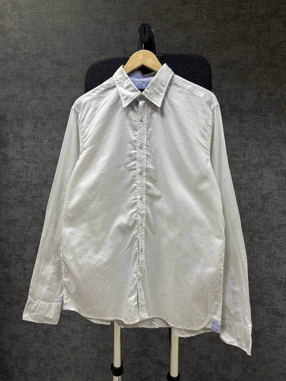 Hackett × Vintage Vintage Hackett London White Mens Shirt Size US XL / EU 56 / 4 - 6 Thumbnail