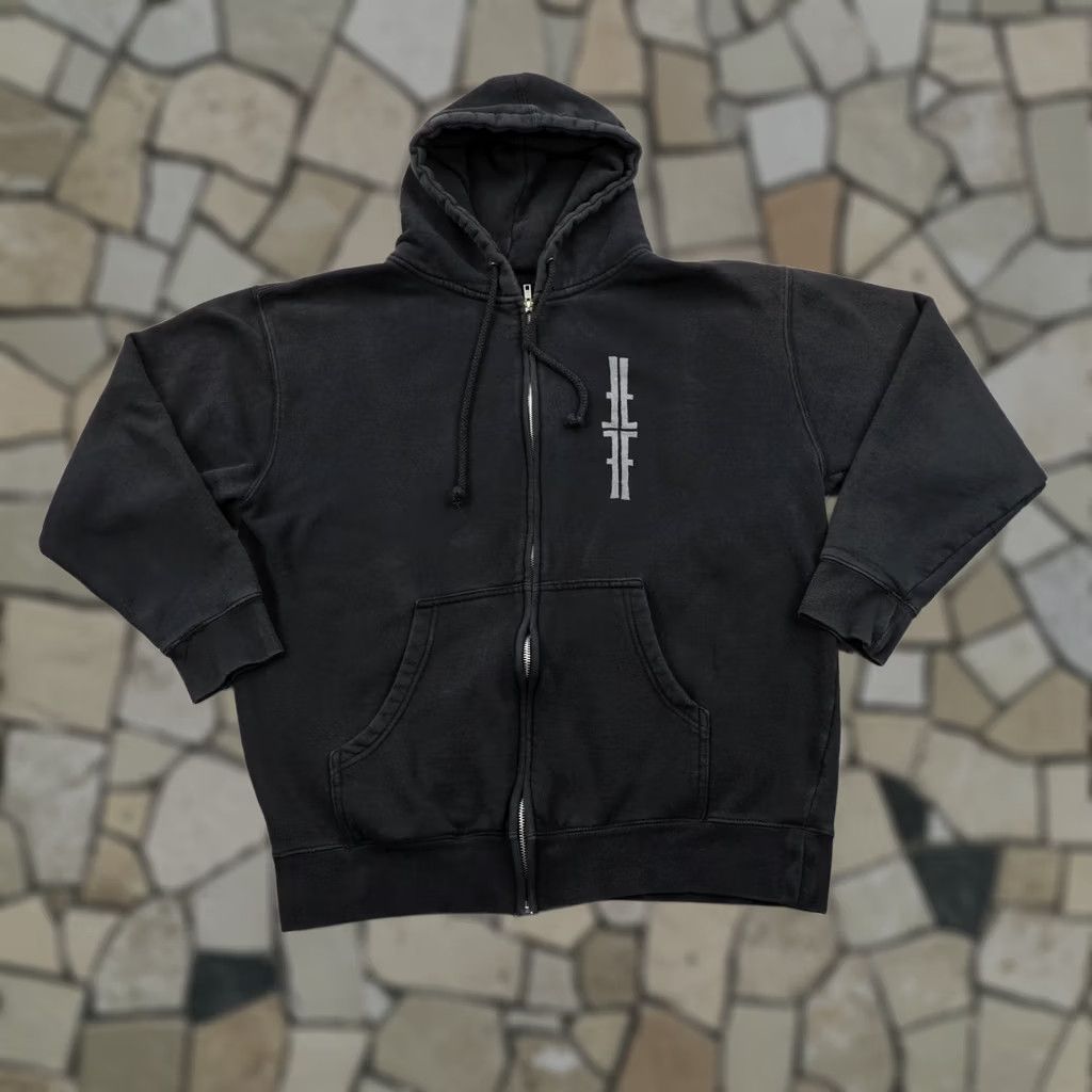 Roar VINTAGE Jawbreaker Hoodie 2XL Black Sweatshirt When It Pains It Roars Full Zip Size US XXL / EU 58 / 5 - 1 Thumbnail