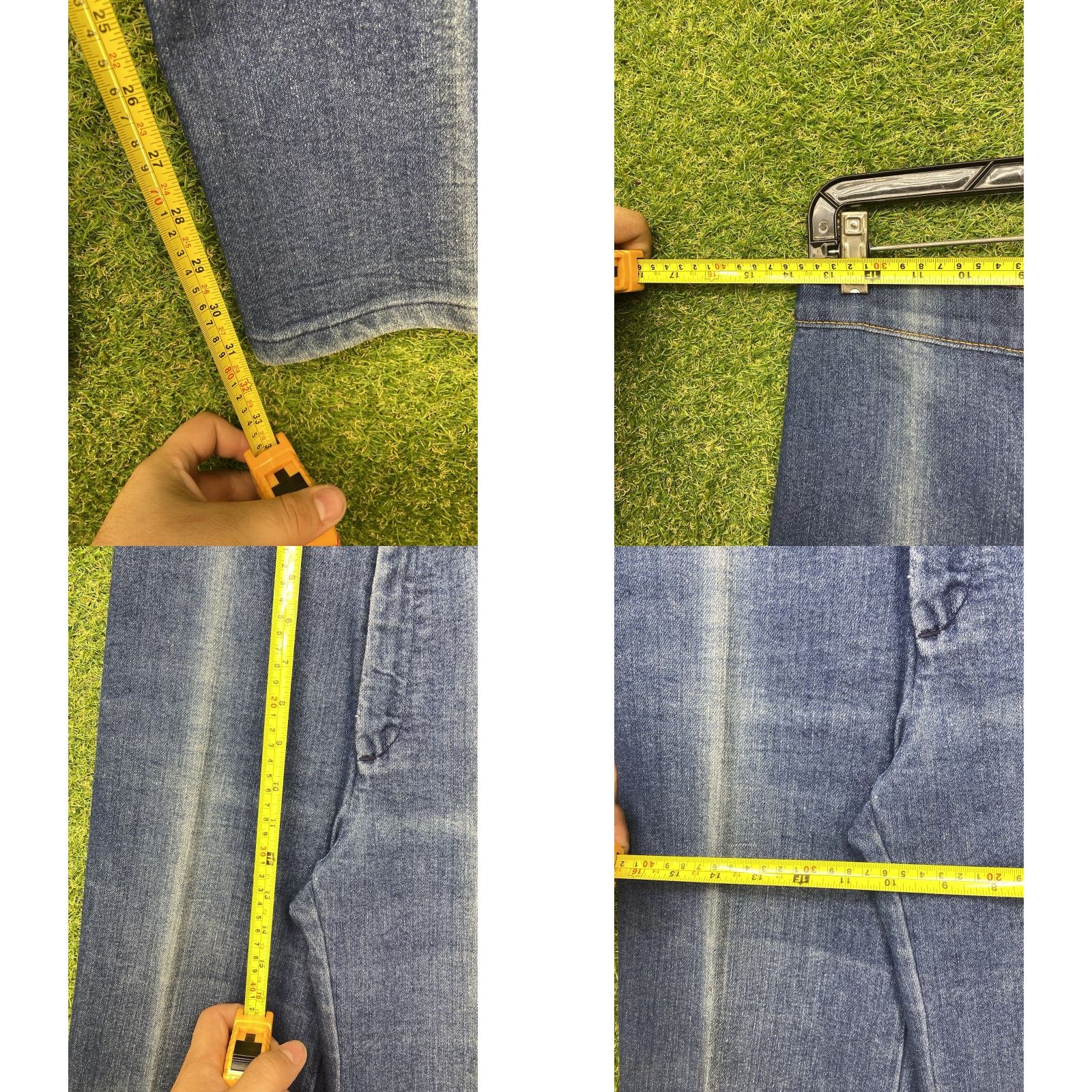 Levi's VINTAGE Levi's Jeans - 1970s Orange Tab Wide-Leg 28x32 High Rise Denim Blue Mens Size 28" / US 6 / IT 42 - 8 Thumbnail