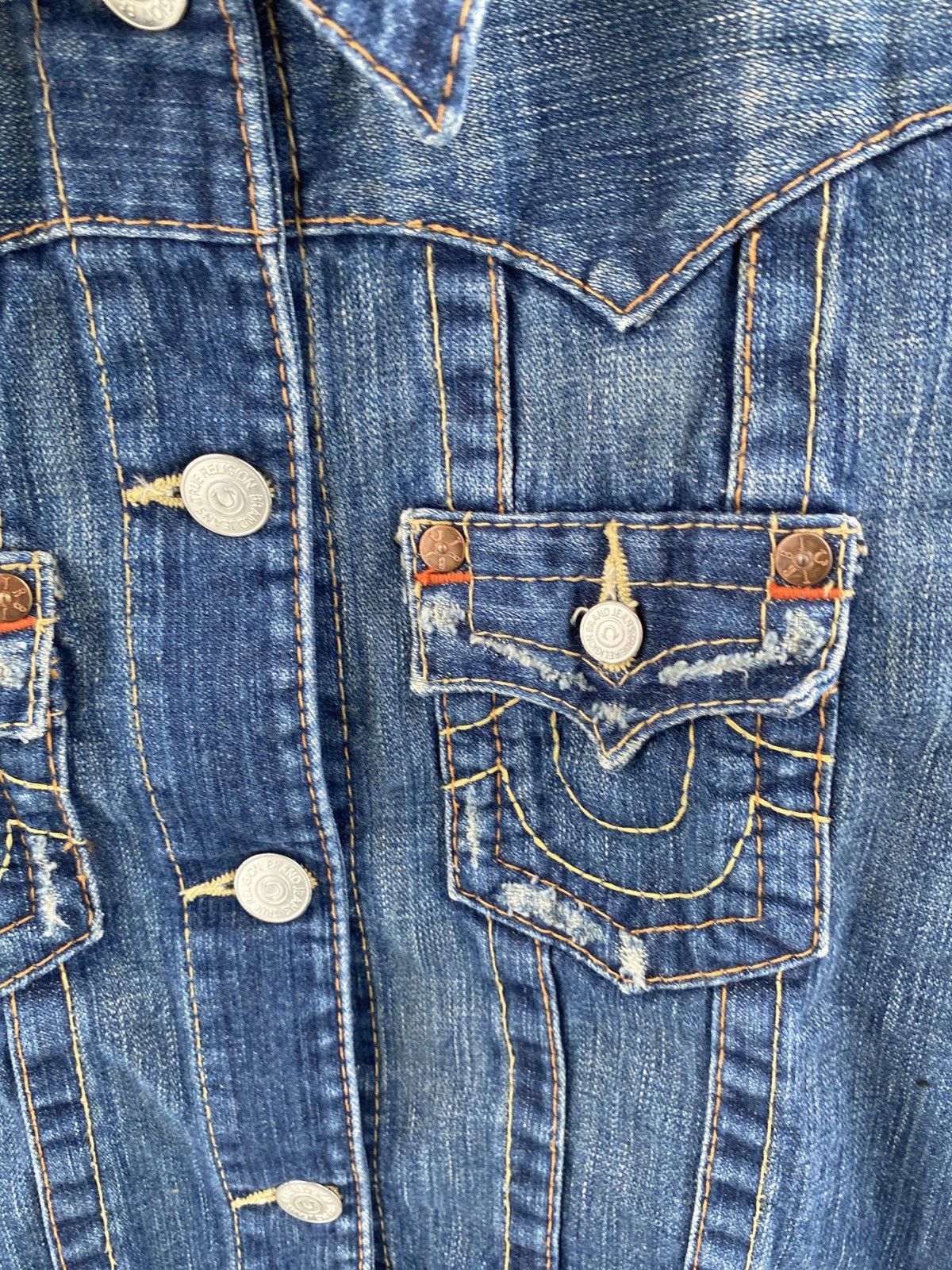 True Religion True Religion Denim Trucker Jacket Size US S / EU 44-46 / 1 - 4 Thumbnail