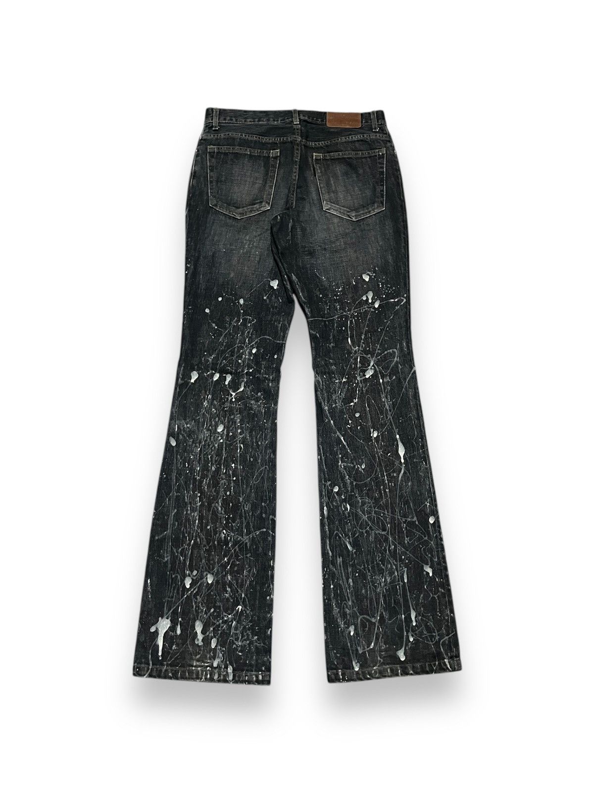 Issey Miyake Tete Homme Issey Miyake Painter Distressed Flare Jean Size US 30 / EU 46 - 1 Thumbnail