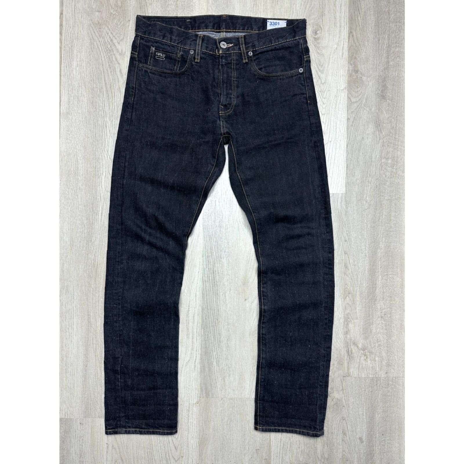 G-Star G-Star Raw Mens Denim Jeans Jeans Size 34 Denim Jeans Blue 34 Mens Regular Waist 34 Inseam 32 Color Blue Theme Stars 90s Retro Style Jeans Mens Size US 34 / EU 50 - 4 Thumbnail