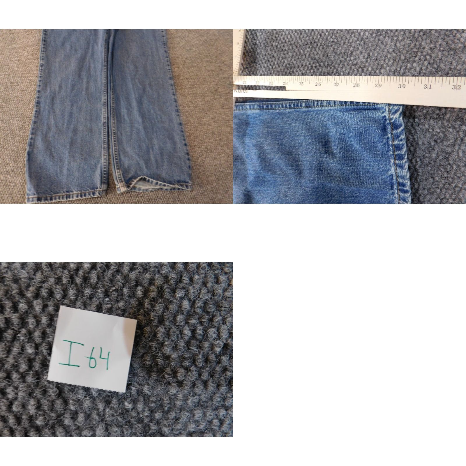 Lee VINTAGE Lee Jeans 42x30 Straight Blue Denim Classic Casual Mens Regular 42 Blue Jeans American 90s? Size US 42 / EU 58 - 9 Thumbnail