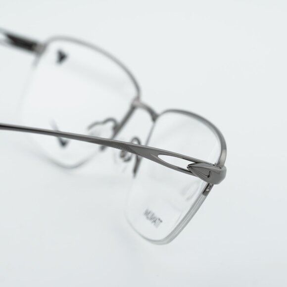 Nike NIKE 6045 070 Eyeglasses Gunmetal 56mm Rectangle Frame Size ONE SIZE - 5 Thumbnail