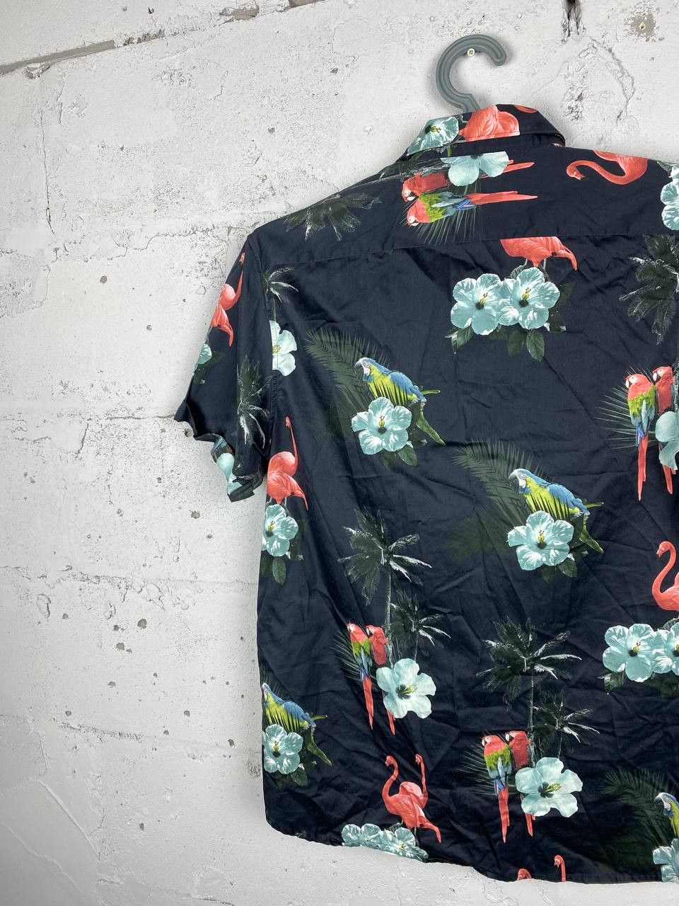 Ted Baker TED BAKER Short Sleeve Men's Shirt Flower Print Size US XL / EU 56 / 4 - 10 Thumbnail