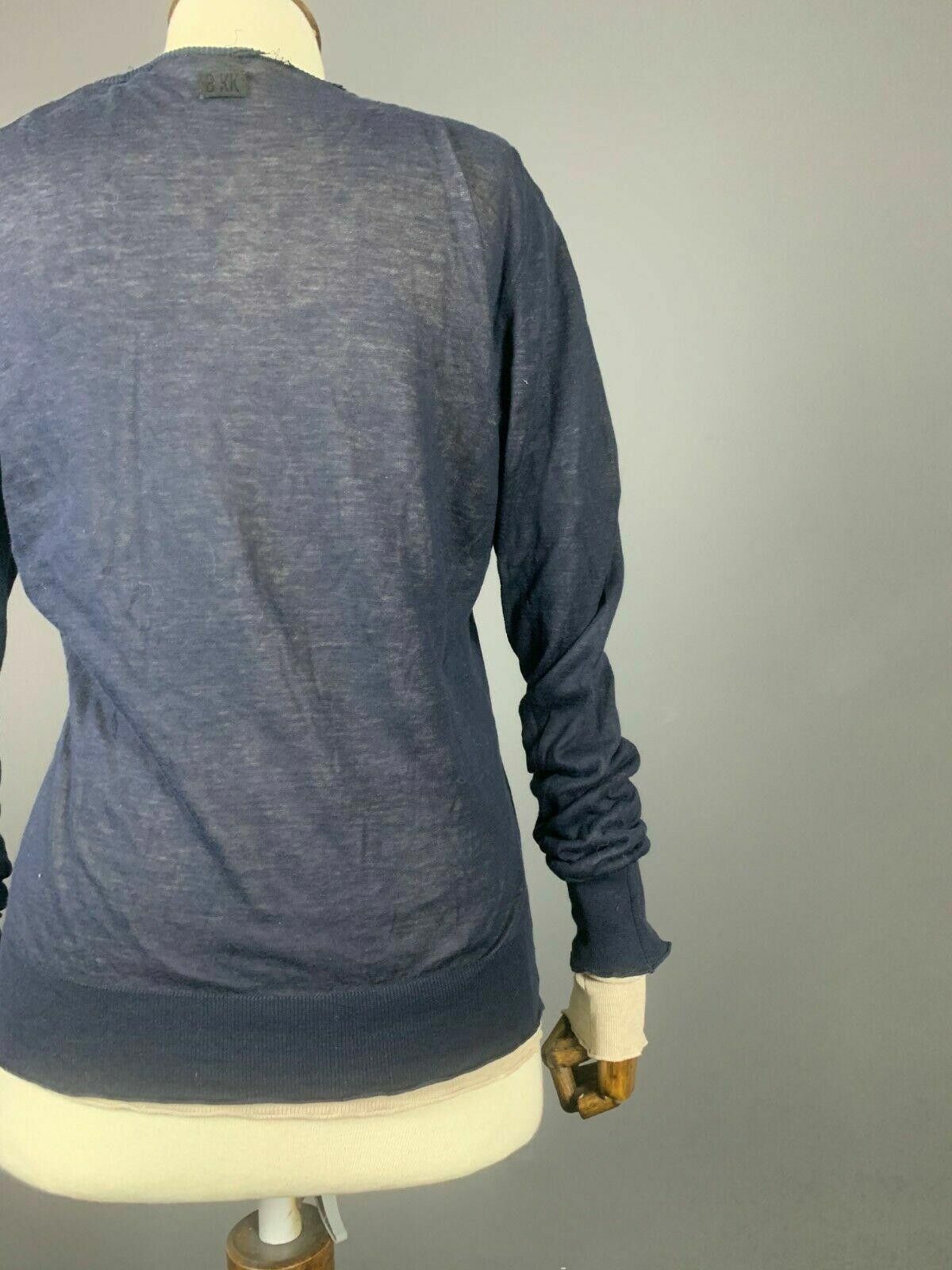 Dirk Bikkembergs Ladies Bikkembergs Blue Crew Neck Pullover Jumepr Size M Size M / US 6-8 / IT 42-44 - 9 Thumbnail