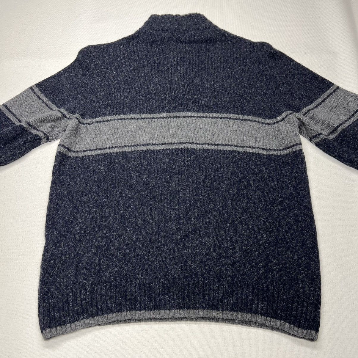 Daniele Blasi × Designer Daniele Blasi Sweater Blue 1/4 Zip Pullover Knit Italy Size US XL / EU 56 / 4 - 12 Thumbnail