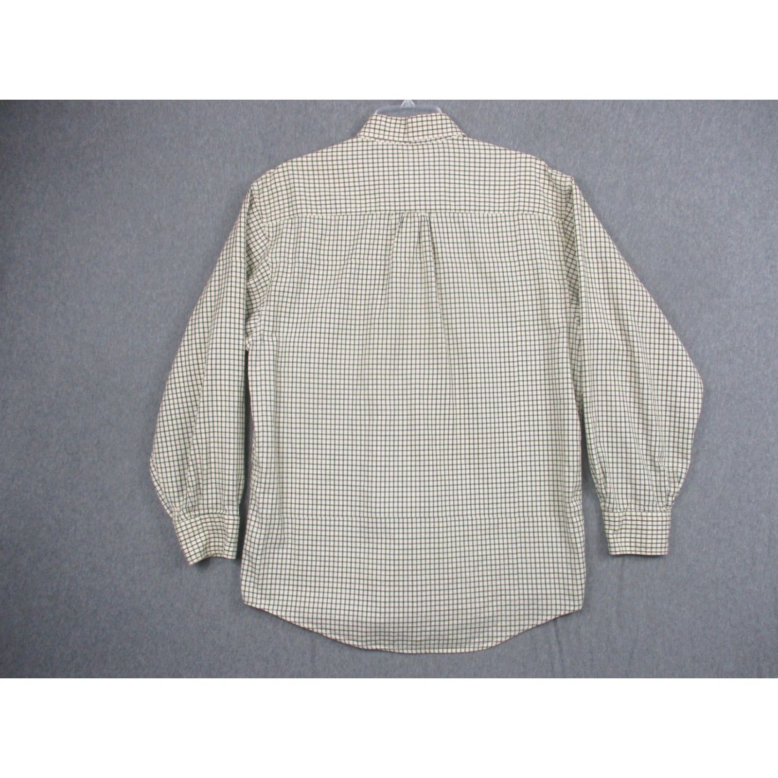 Ermenegildo Zegna VINTAGE Ermenegildo Zegna Shirt Mens Large Green Blue Plaid Button Down Long Sleeve Size US XL / EU 56 / 4 - 5 Thumbnail