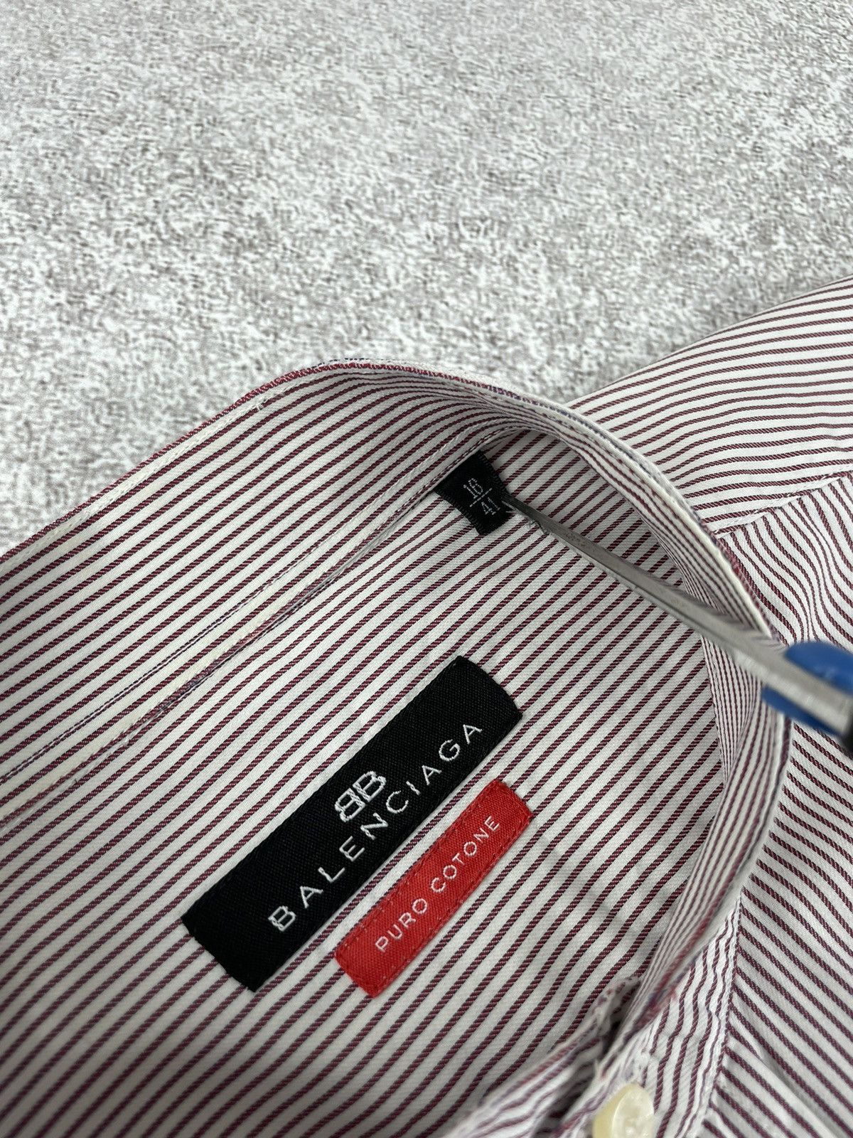 Balenciaga Balenciaga Striped Shirt Men’s Size US XL / EU 56 / 4 - 10 Thumbnail