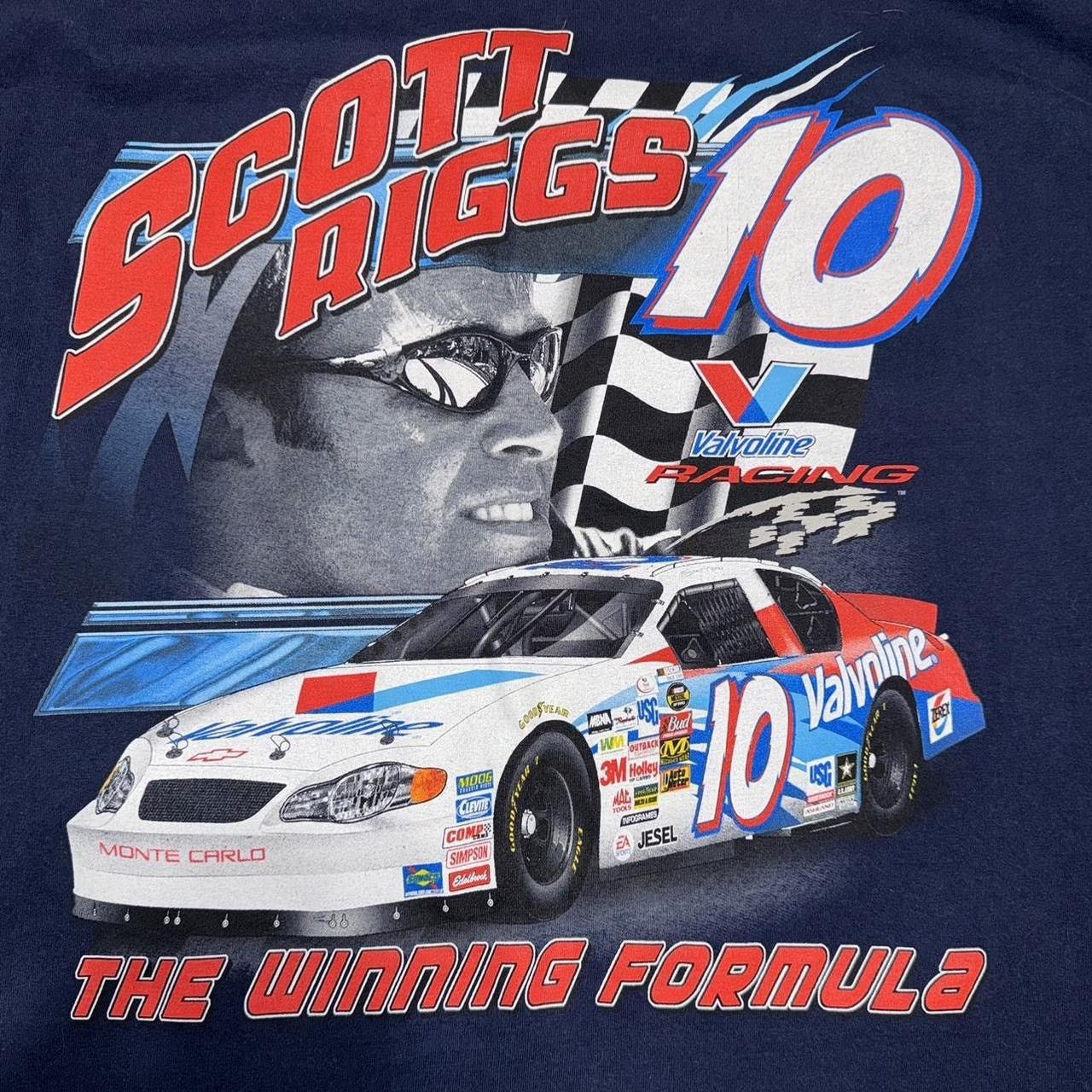 NASCAR × Vintage Vintage 2004 Valvoline Scott Riggs Racing Nascar Shirt Size US XL / EU 56 / 4 - 2 Thumbnail
