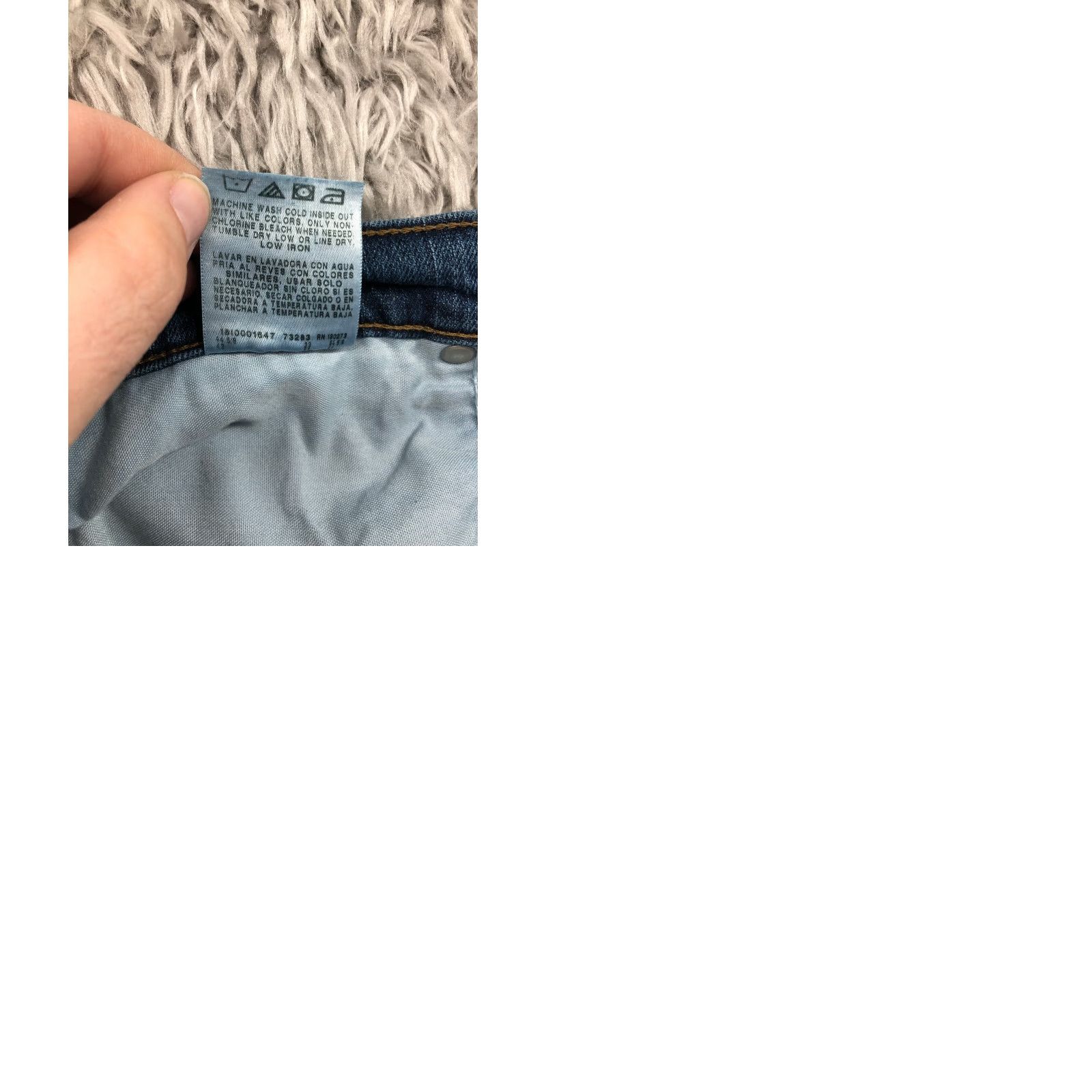 Wrangler Wrangler Jeans 40x32 Mens Mid Rise Straight Leg Dark Wash Blue Denim Shirt? Size US 40 / EU 56 - 9 Thumbnail