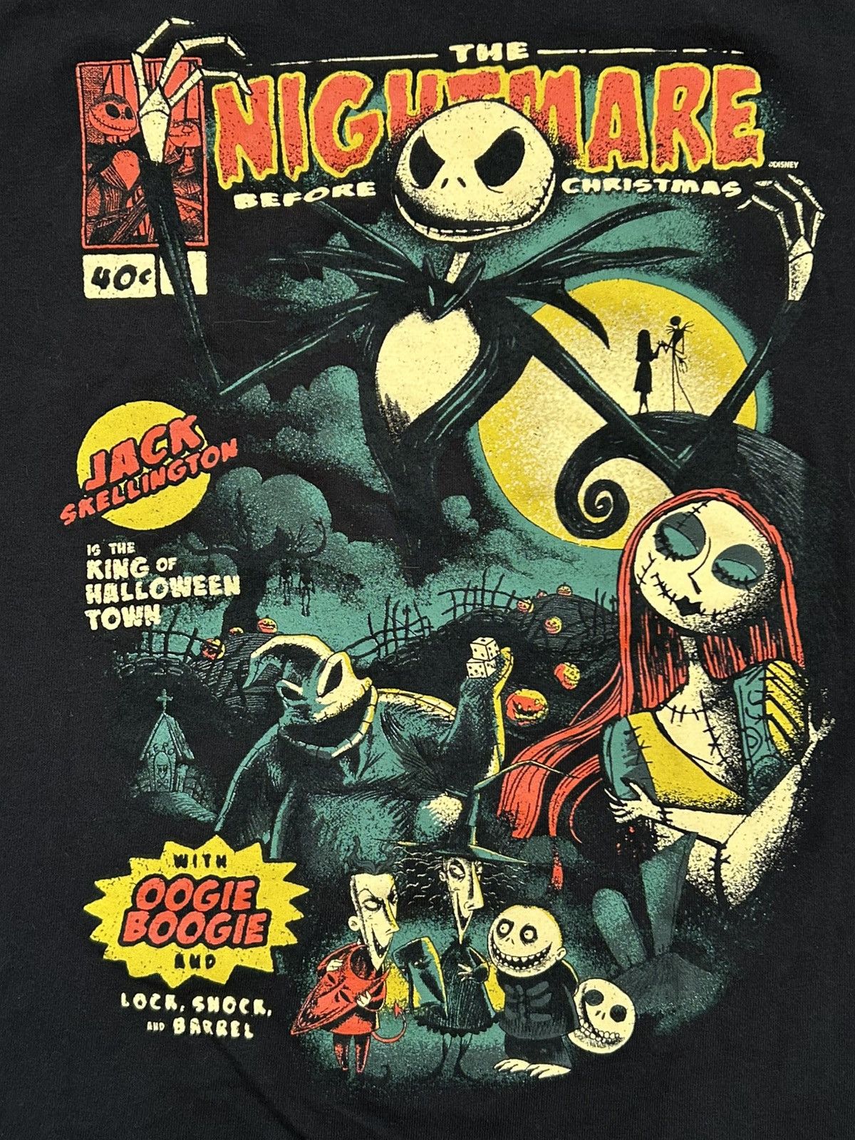Delta Y2K The Nightmare Before Christmas Comic Cover T-shirt Size US M / EU 48-50 / 2 - 2 Thumbnail