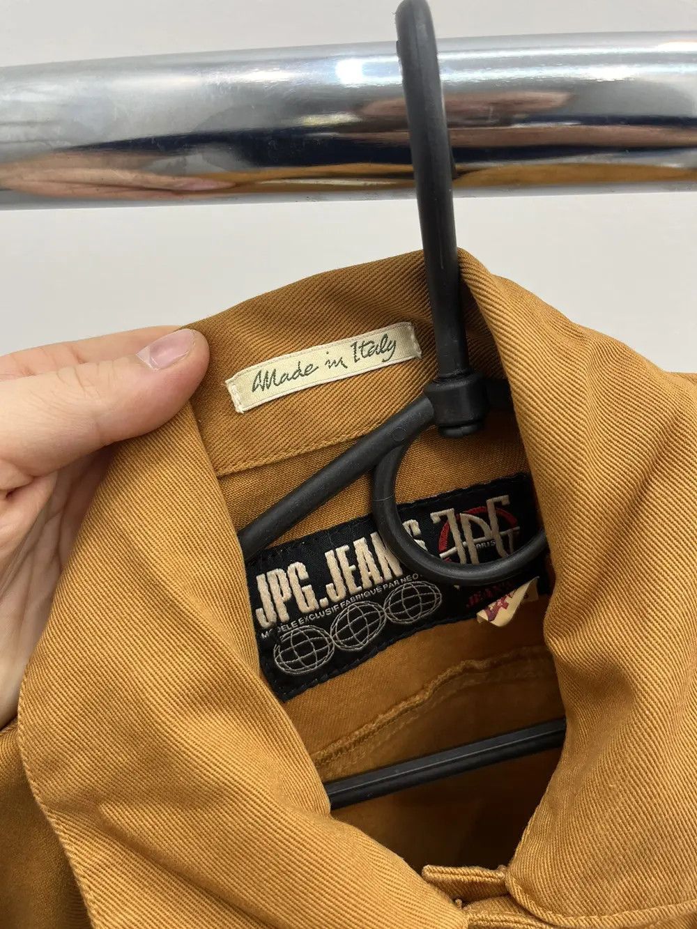 Jean Paul Gaultier Archive 90's JPG Jeans Donna Wide Cropped Denim Jacket Size M / US 6-8 / IT 42-44 - 3 Thumbnail