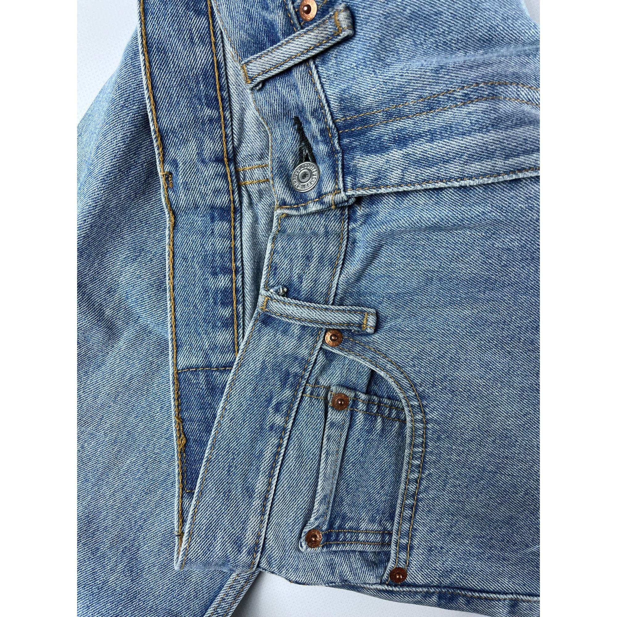 Levi's × Vintage Levis 505 Mens Vintage Blue Denim Jeans W33 L30 Straight Leg Size US 30 / EU 46 - 6 Thumbnail