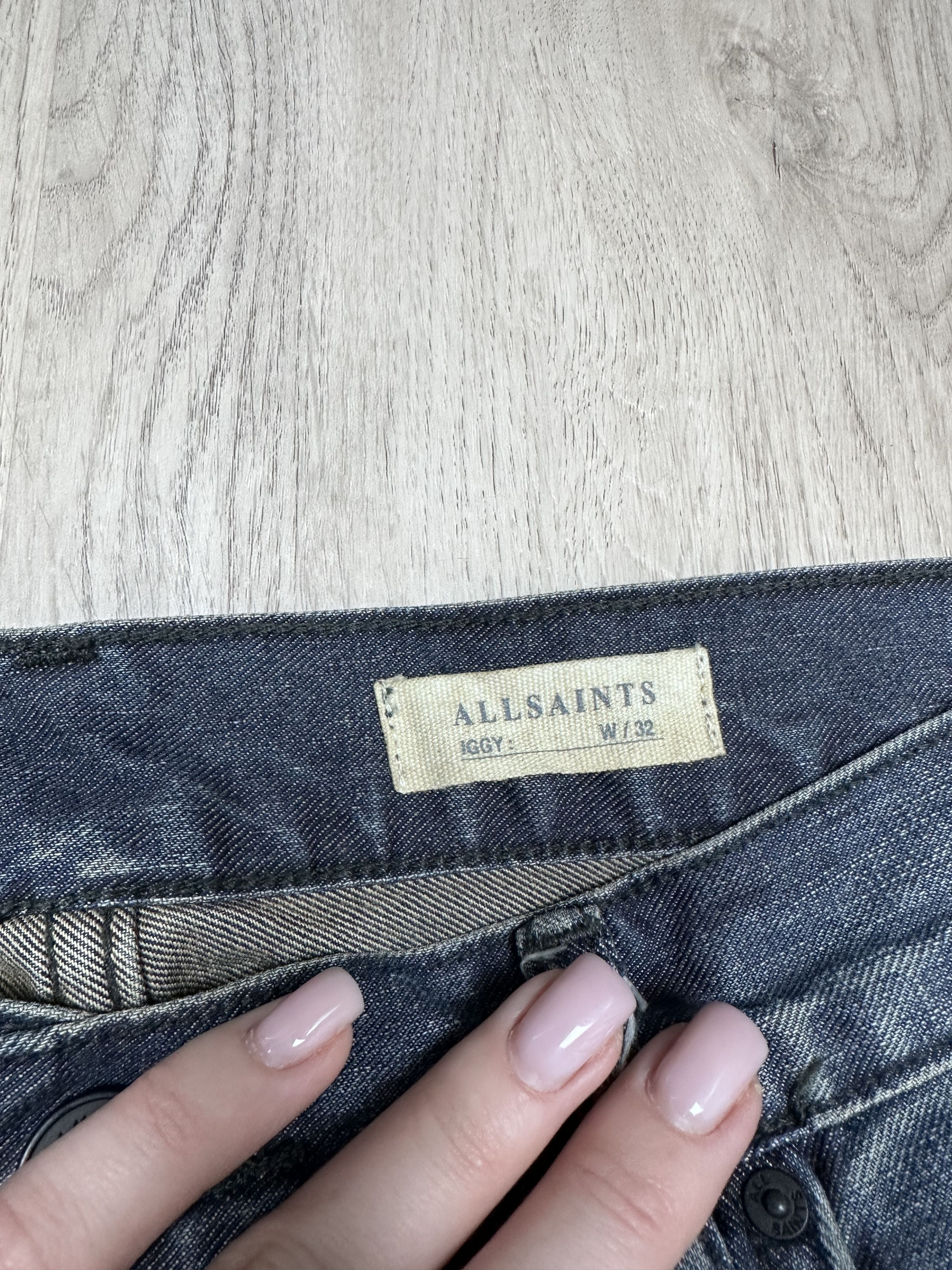 Allsaints Allsaints Mens Groats Iggy Denim Pants Jeans Size US 32 / EU 48 - 6 Thumbnail