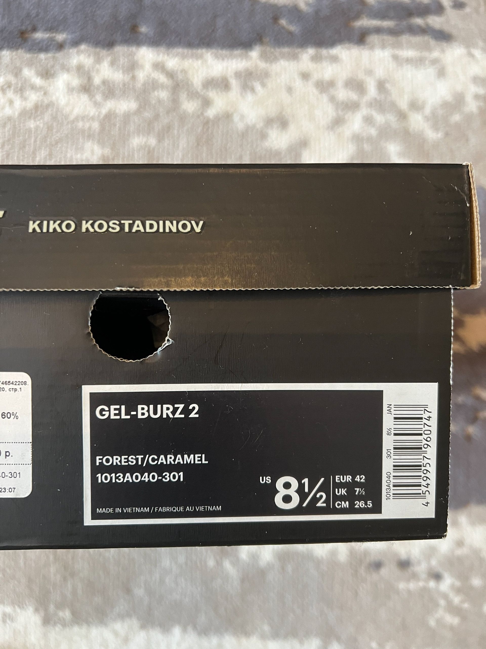 Asics × Kiko Kostadinov Asics Gel-Burz 2 Forest Green (NEW) Size US 8.5 / EU 41-42 - 3 Thumbnail