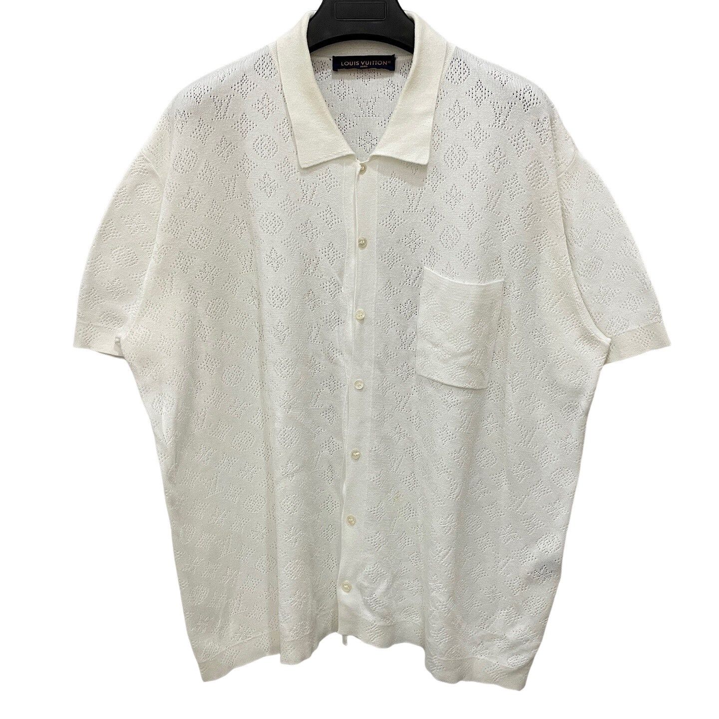 Louis Vuitton Louis Vuitton Open Knit Short Sleeve Shirt L Size US L / EU 52-54 / 3 - 1 Thumbnail