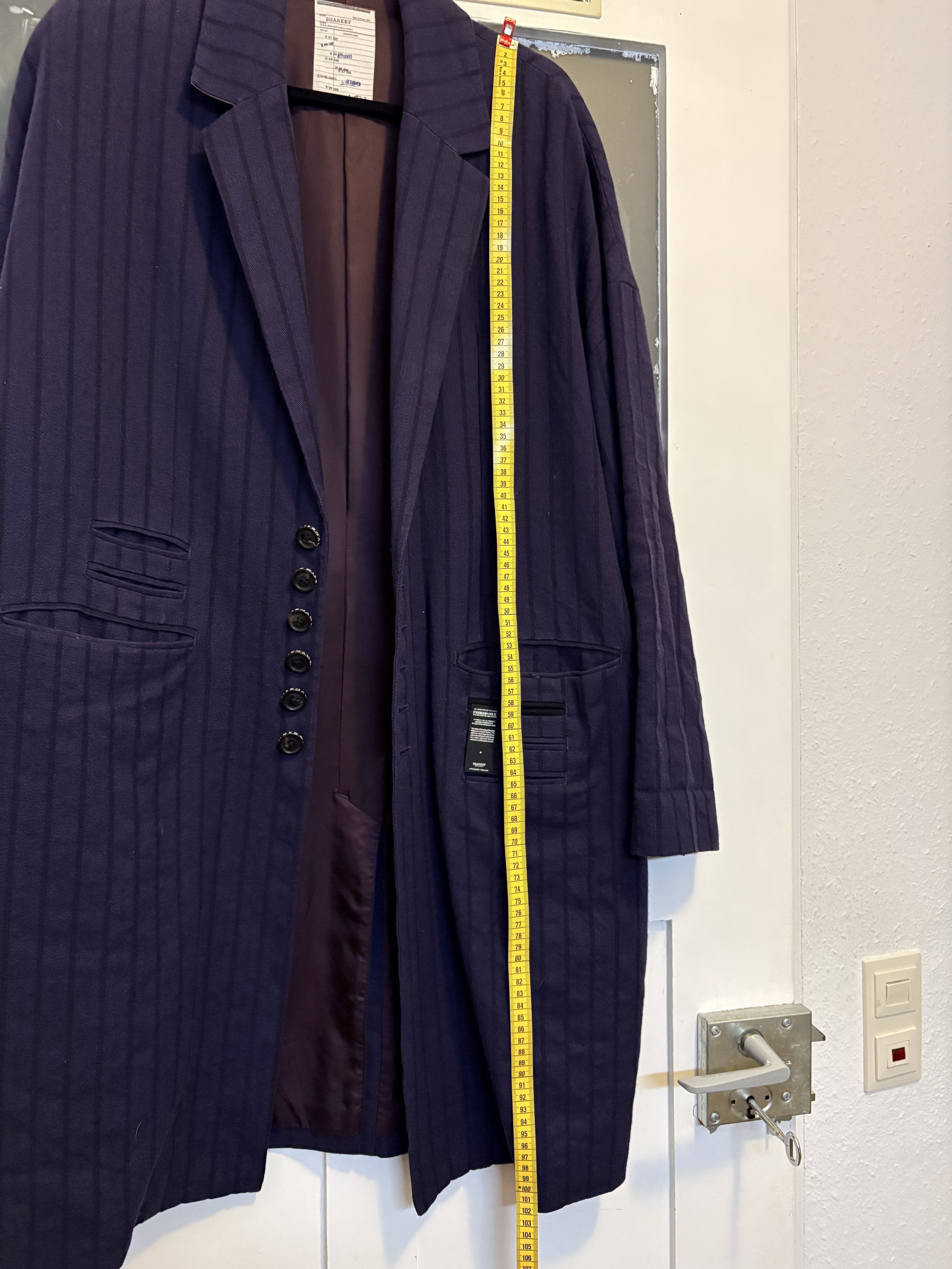 SHAREEF Shareef Tokyo Wool Coat “Library Tag”— Made in Japan Size US M / EU 48-50 / 2 - 8 Thumbnail