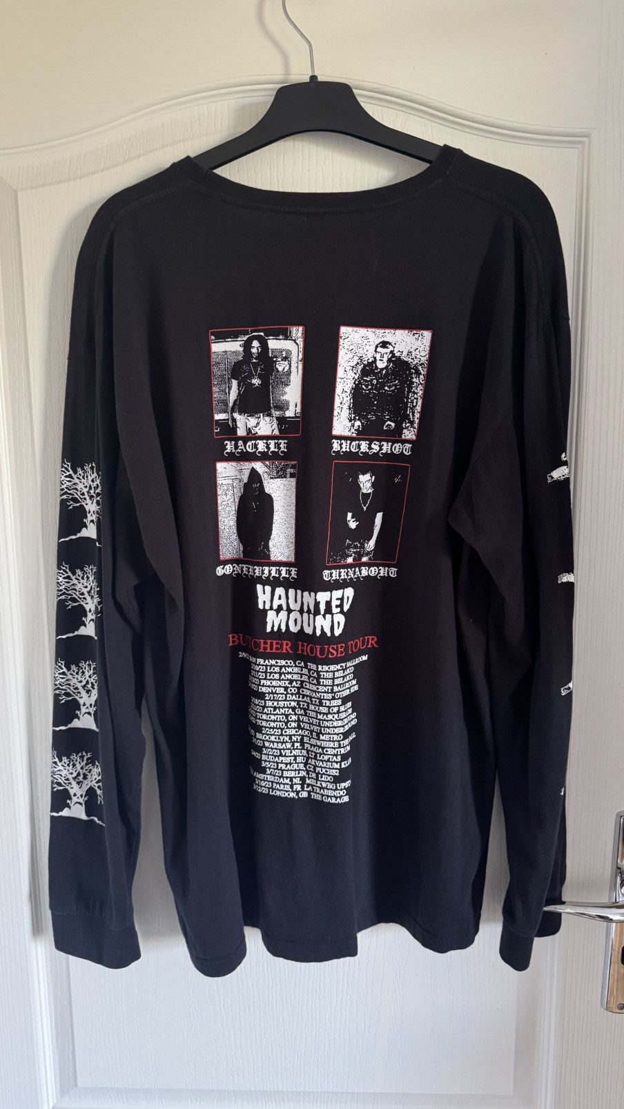 Haunted Mound Butcher House Tour long-sleeve t-shirt Size US XXL / EU 58 / 5 - 2 Thumbnail