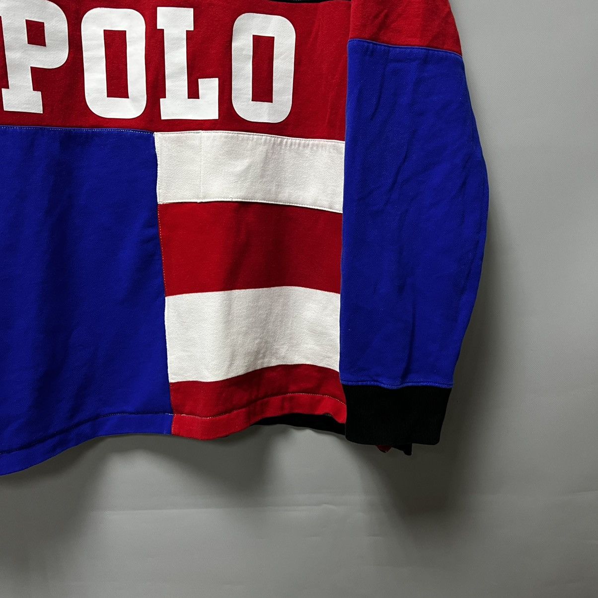 Polo Ralph Lauren Polo Ralph Lauren Big Pony USA Flag Rugby Shirt #10 Limited Size US XL / EU 56 / 4 - 5 Thumbnail