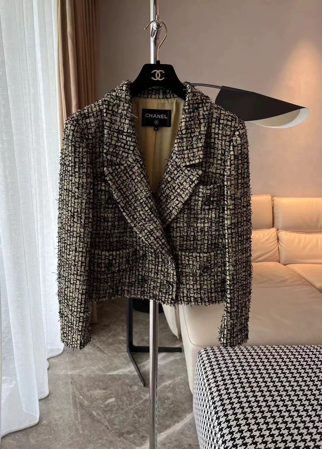 Chanel Chanel Spring Summer Woven Jacket Size XS / US 0-2 / IT 36-38 - 1 Thumbnail