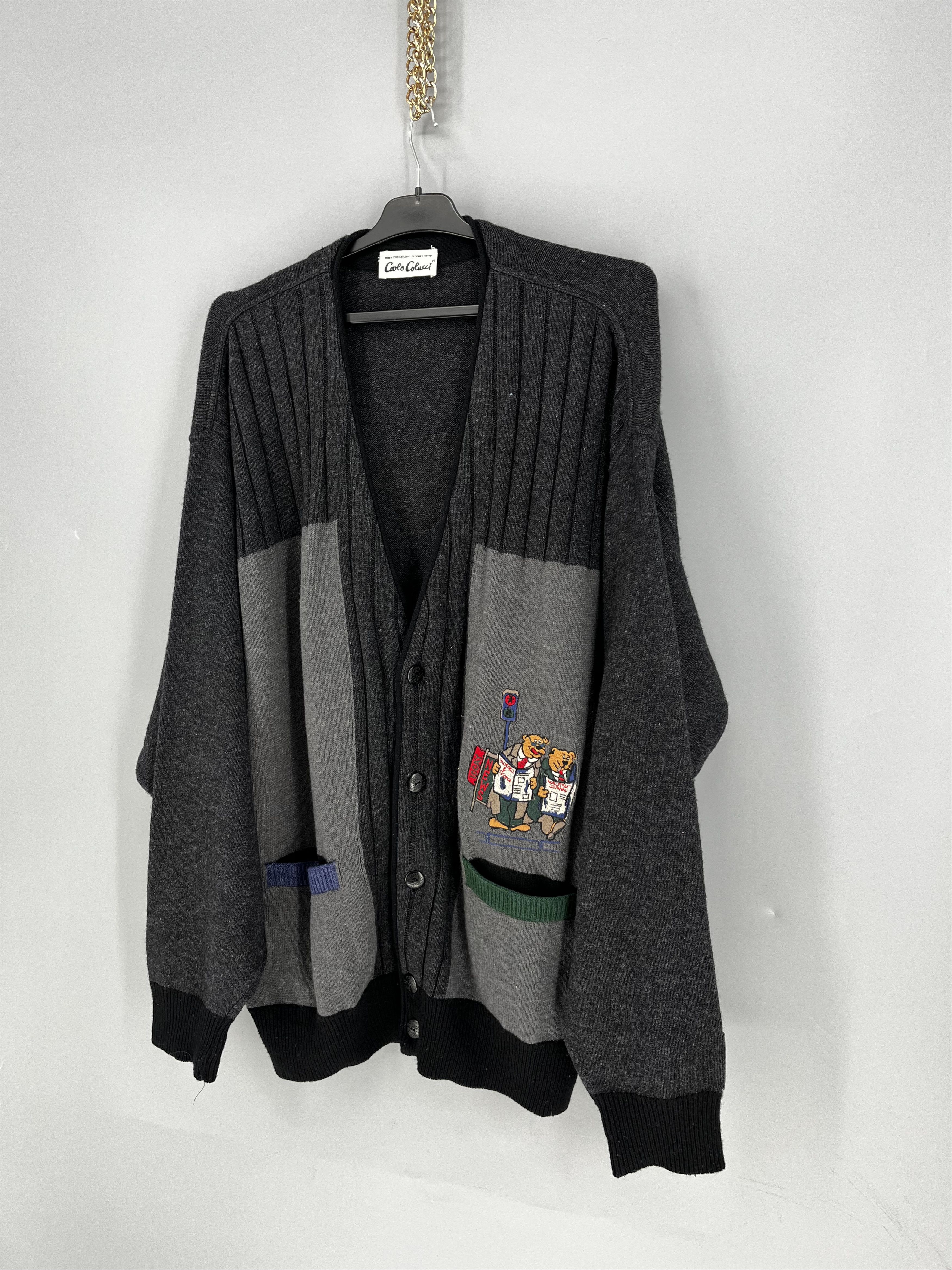 Carlo Colucci Vintage Carlo Colucci Cardigan XLarge / XXL Size US XL / EU 56 / 4 - 3 Thumbnail
