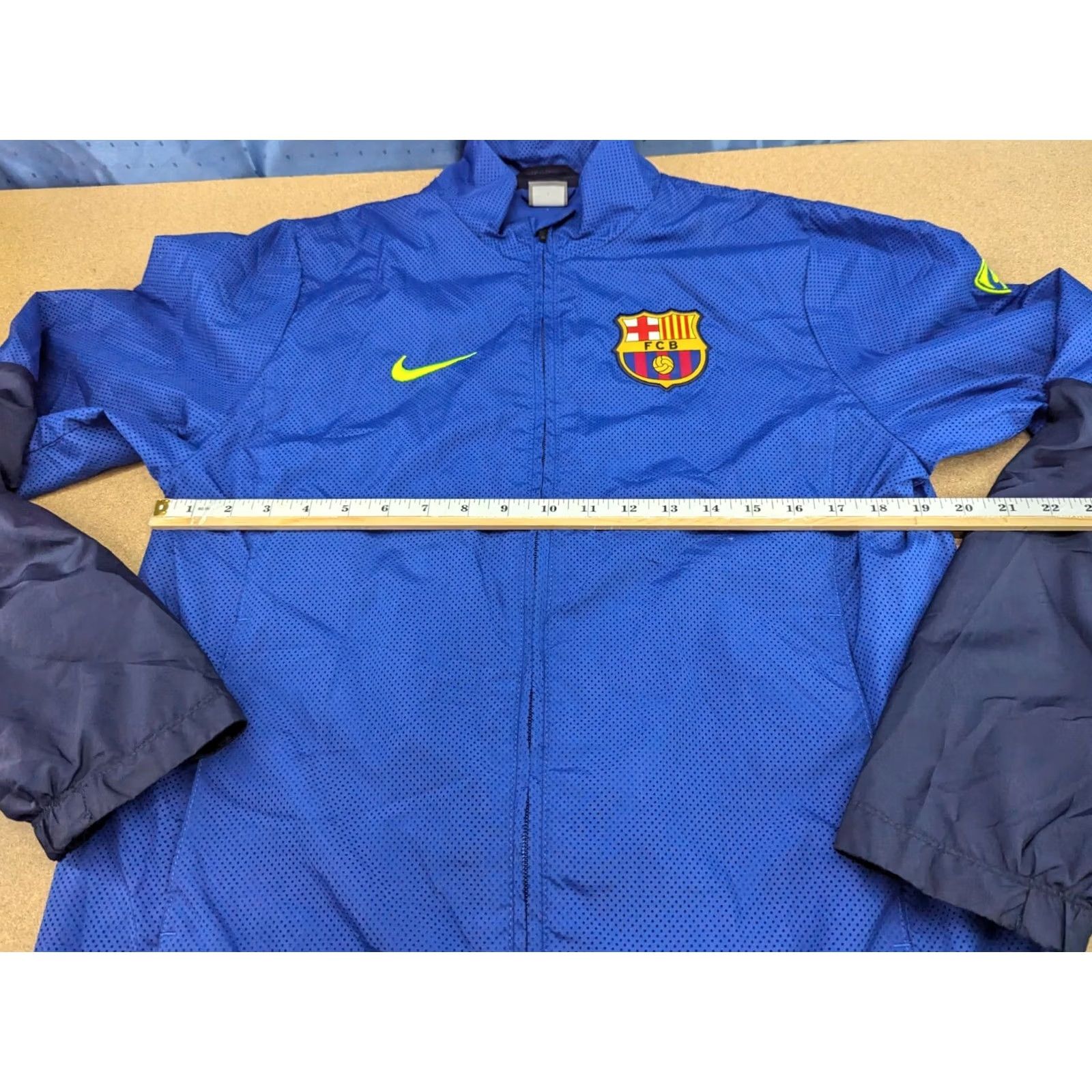Nike Nike FC Barcelona Track Jacket Mens Sz M Full Zip Football Blue Size US M / EU 48-50 / 2 - 5 Thumbnail