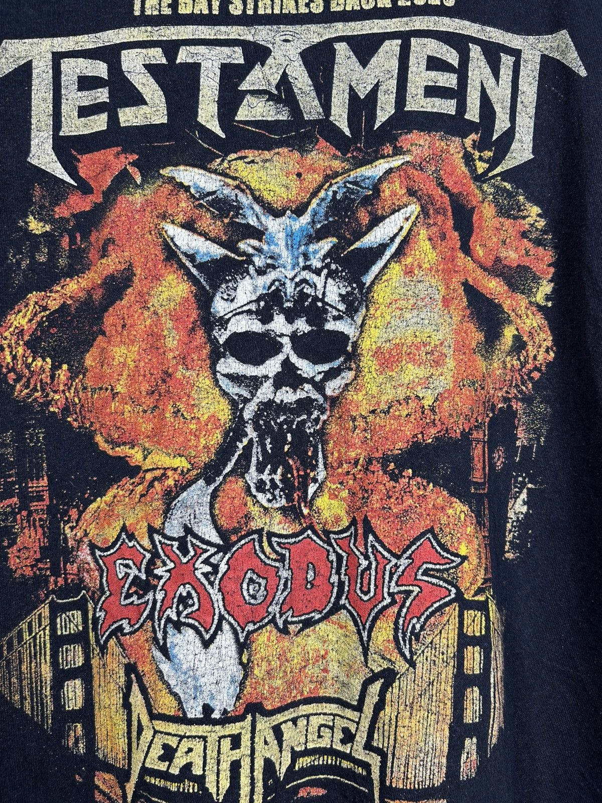 Band Tees Vintage Testament Exodus Europe Tour Size L Size US L / EU 52-54 / 3 - 6 Thumbnail