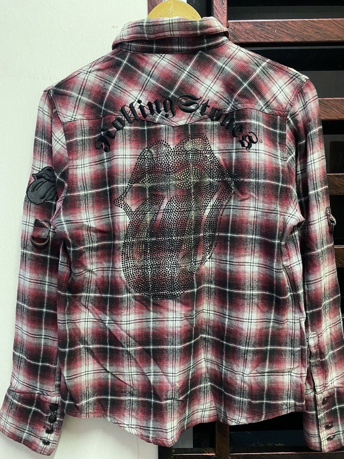 Band Tees Vintage Y2K The Rolling Stones Button Ups Shirt By Jack Rose Size M / US 6-8 / IT 42-44 - 2 Thumbnail