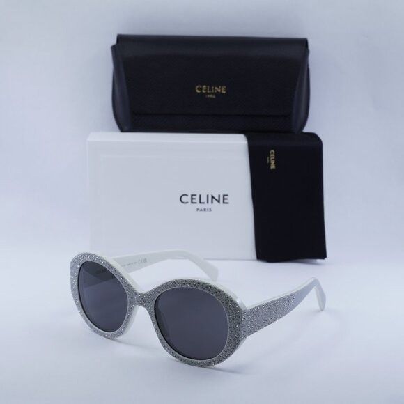 Celine Celine CL4240IS 25A Sunglasses Shiny Ivory Size ONE SIZE - 1 Thumbnail