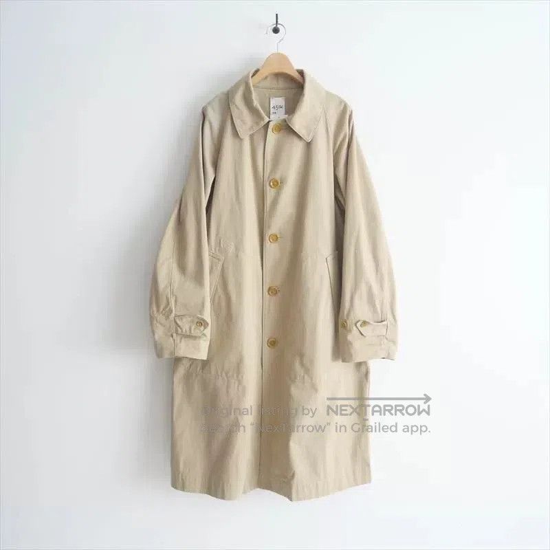 45rpm Beige Long Women's Trench Coat. Size M / US 6-8 / IT 42-44 - 1 Thumbnail
