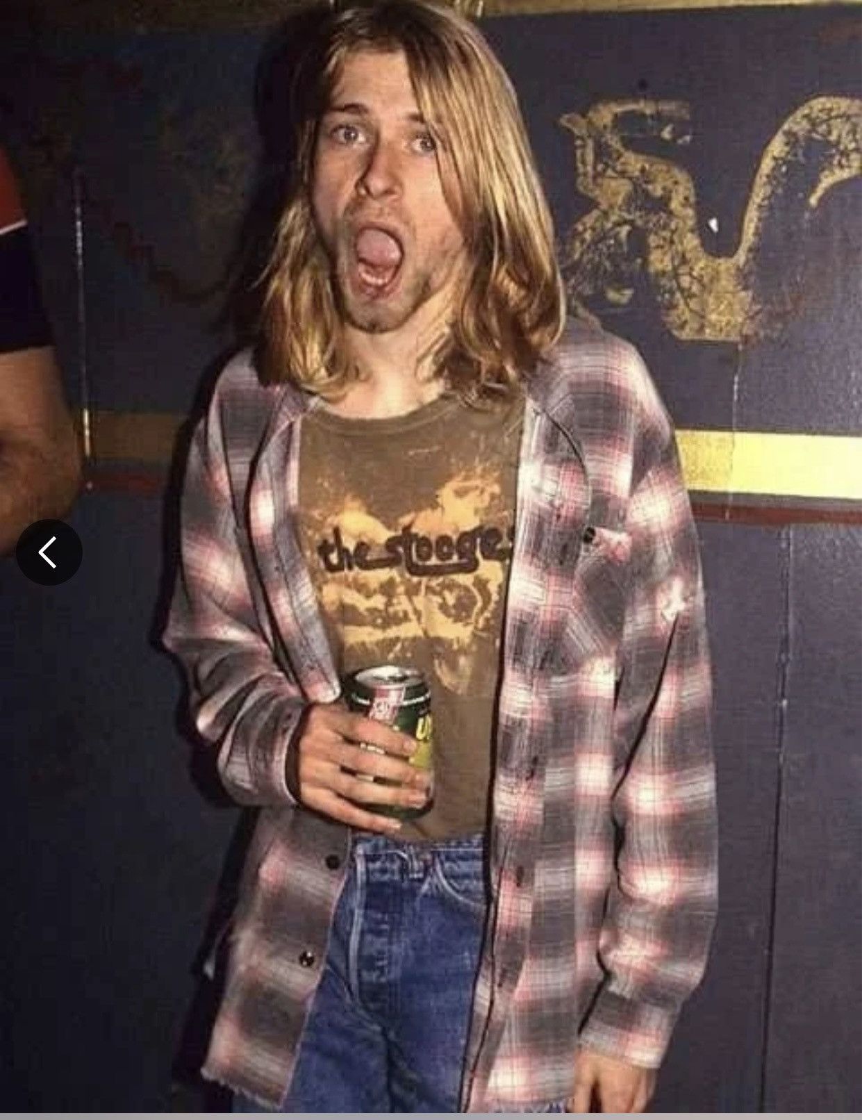 Flannel Vintage SEAHOP flannel shadow plaid kurt cobain style Size US L / EU 52-54 / 3 - 1 Thumbnail