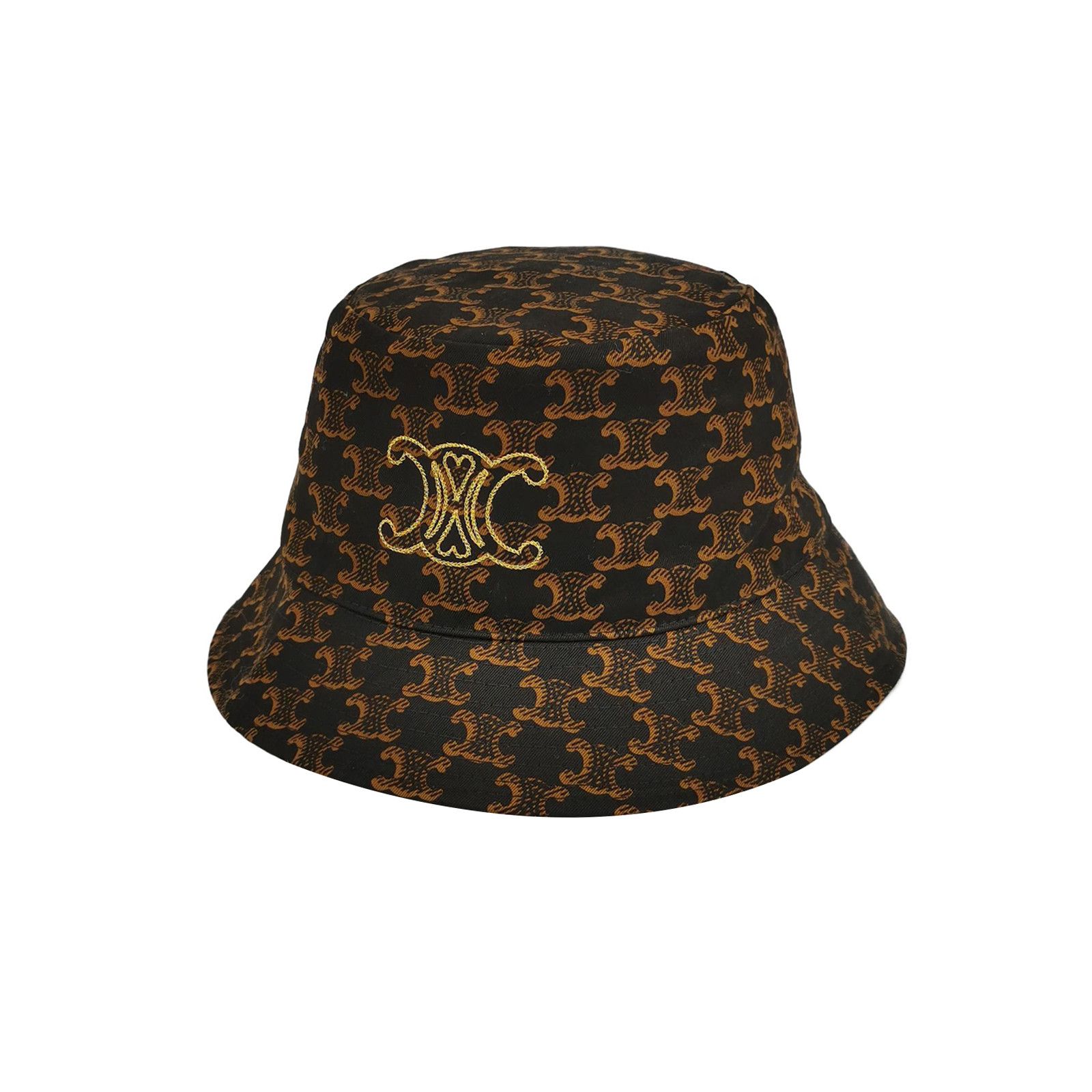 Celine Celine Triomphe Monogram Bucket Hat Size S Size ONE SIZE - 1 Thumbnail